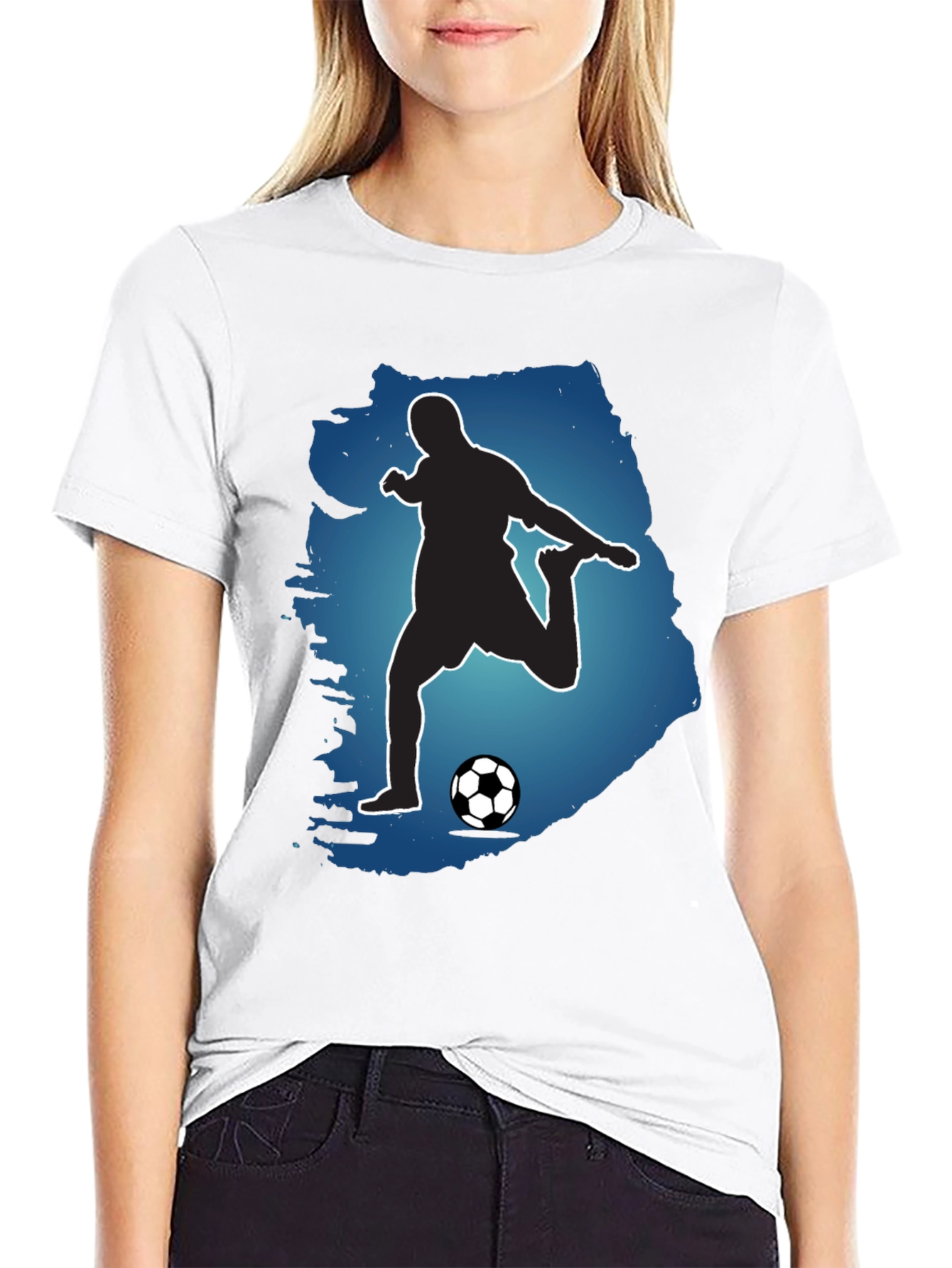 Soccer Player Graphic Tee