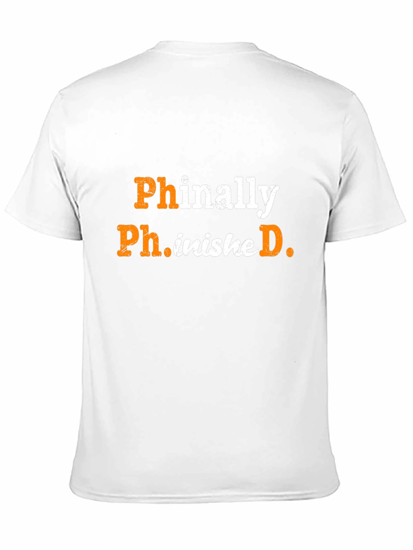 Phinally Ph.inished. Black PhD Graduation T-Shirt
