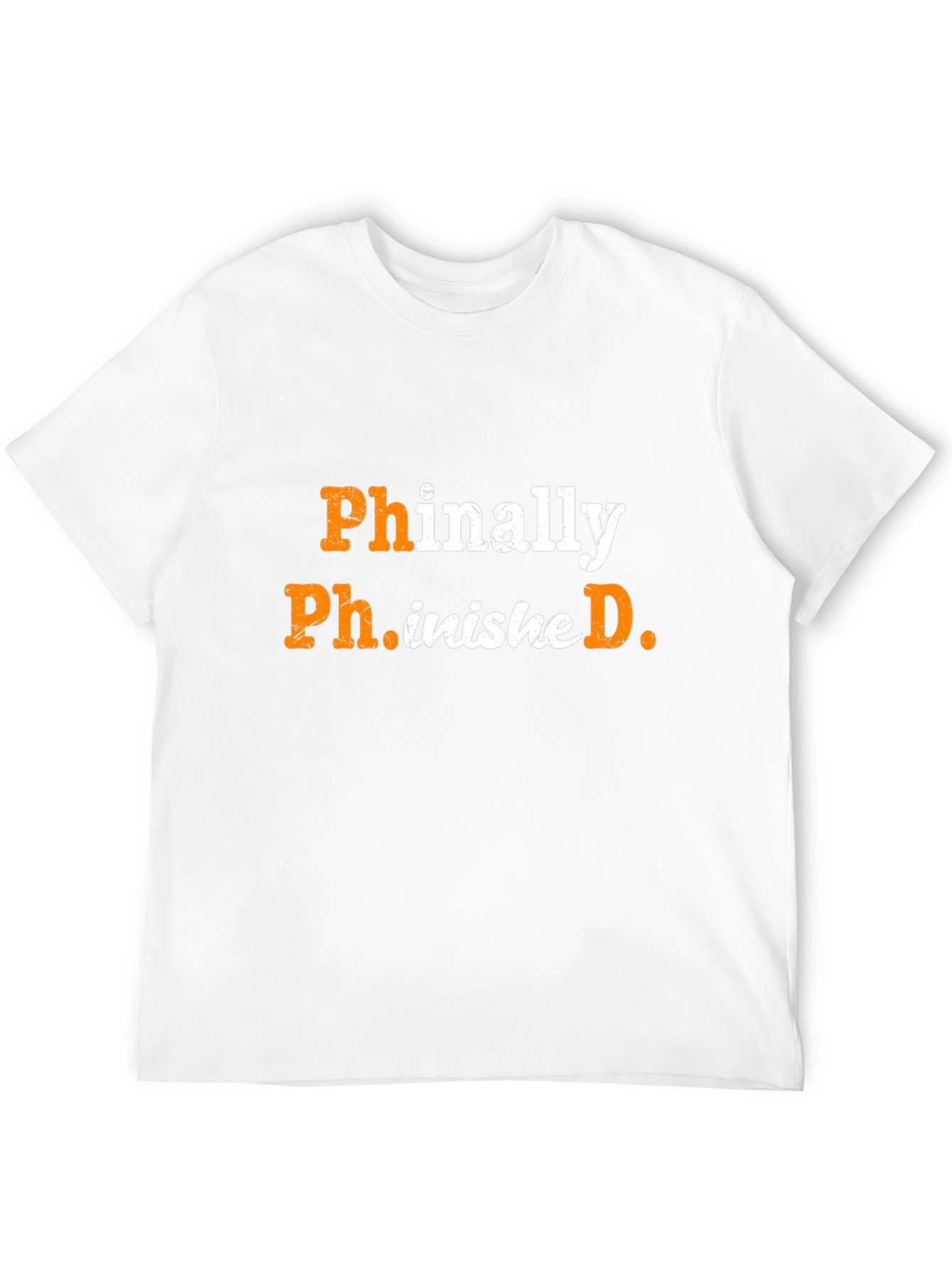 Phinally Ph.inished. Black PhD Graduation T-Shirt