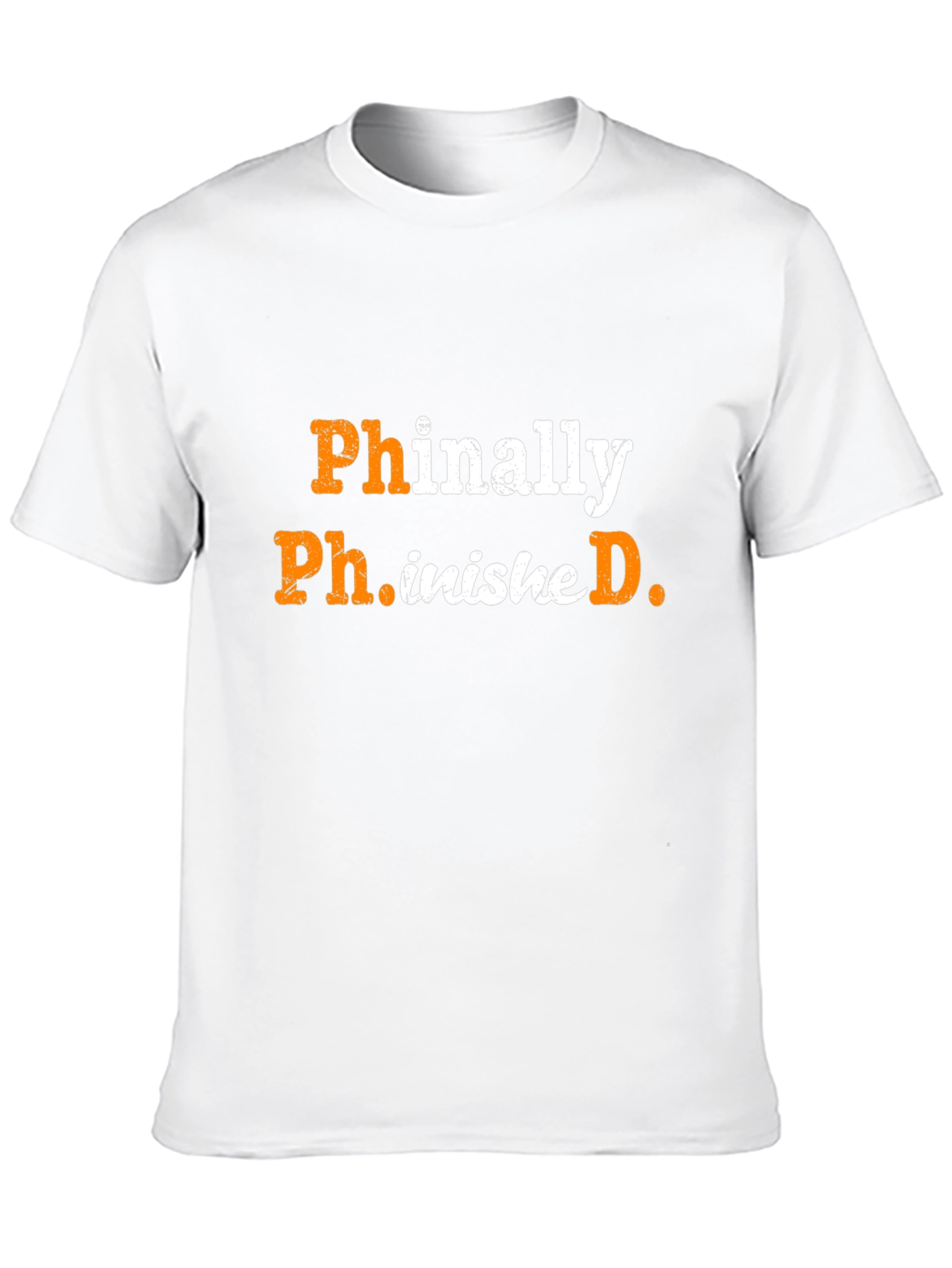 Phinally Ph.inished. Black PhD Graduation T-Shirt