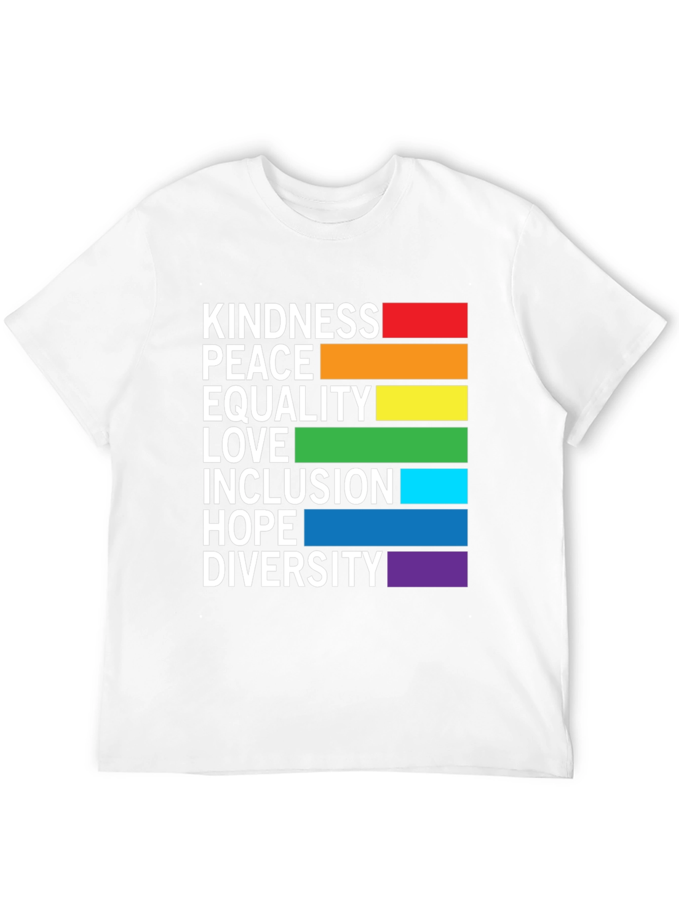 LGBTQ+ Pride Kindness Peace Love Equality T-Shirt