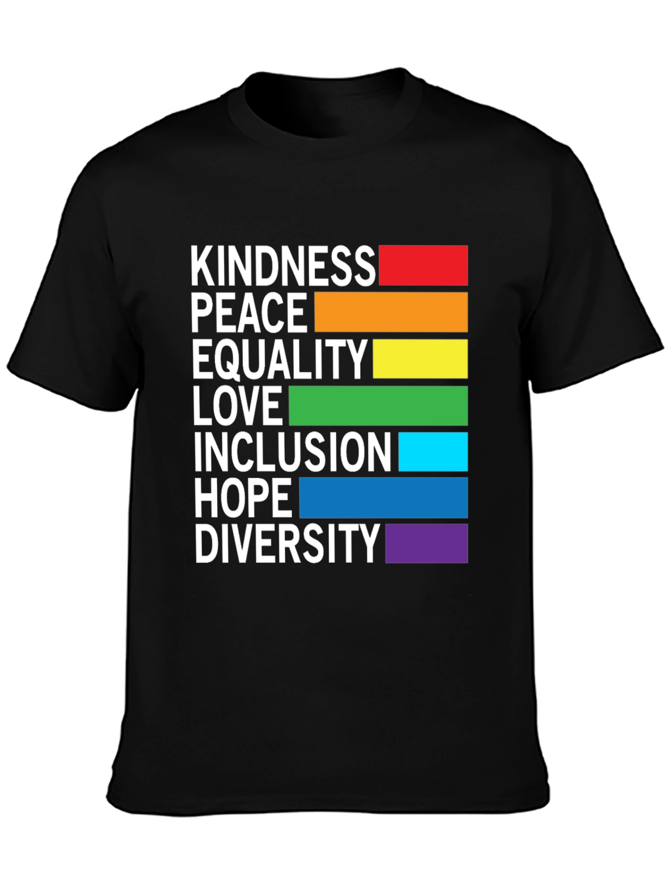 LGBTQ+ Pride Kindness Peace Love Equality T-Shirt