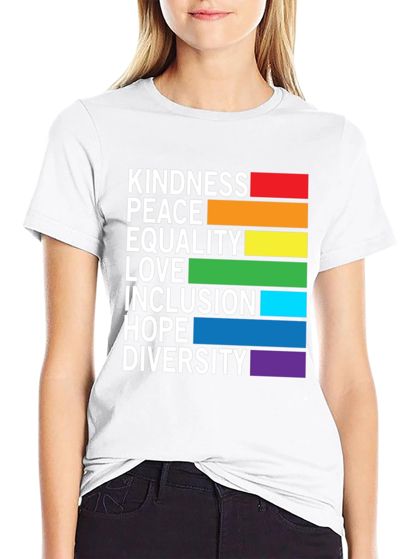 LGBTQ+ Pride Kindness Peace Love Equality T-Shirt