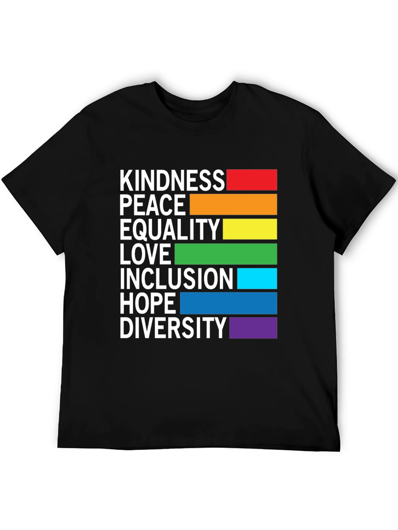 LGBTQ+ Pride Kindness Peace Love Equality T-Shirt