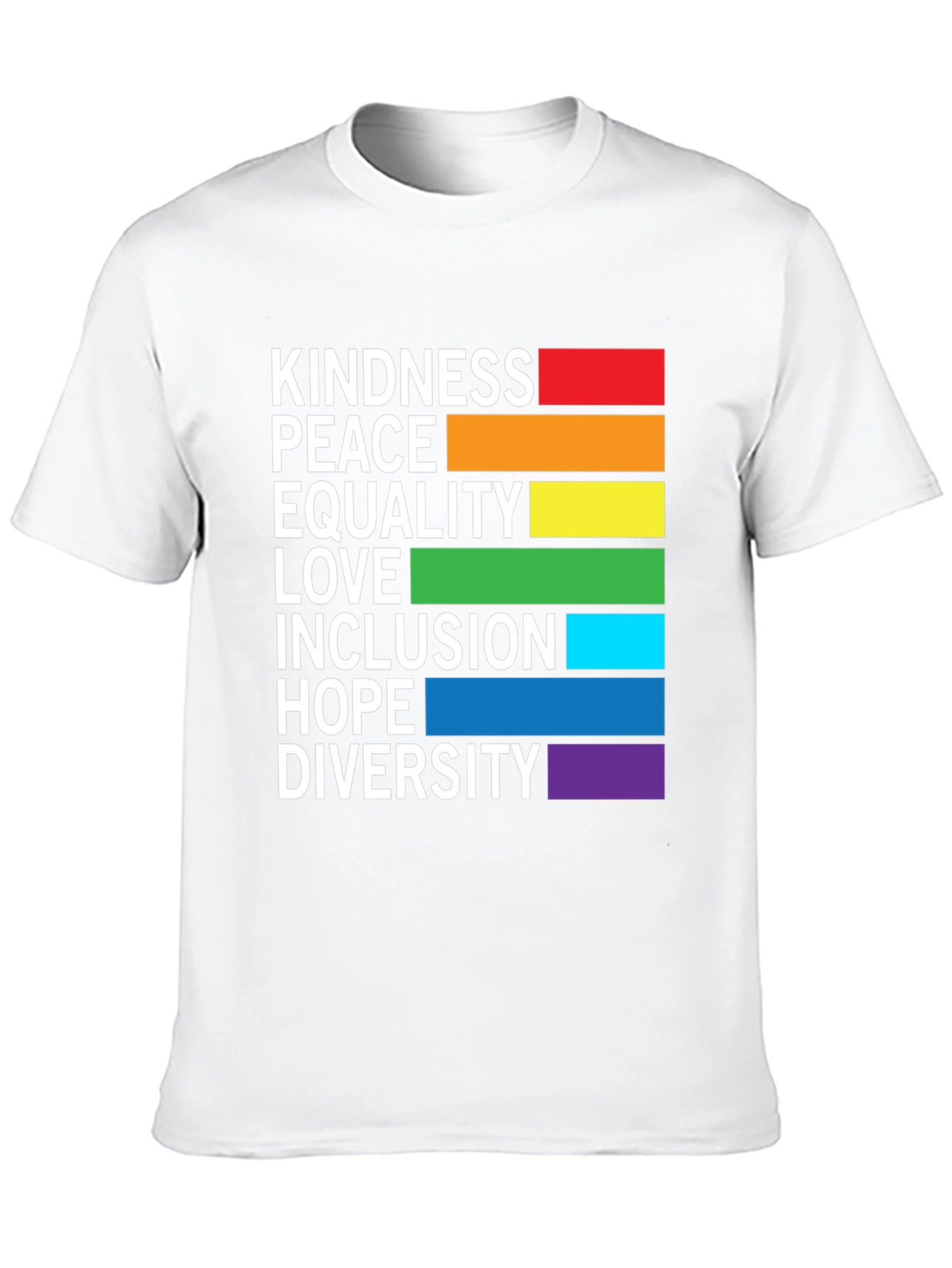 LGBTQ+ Pride Kindness Peace Love Equality T-Shirt
