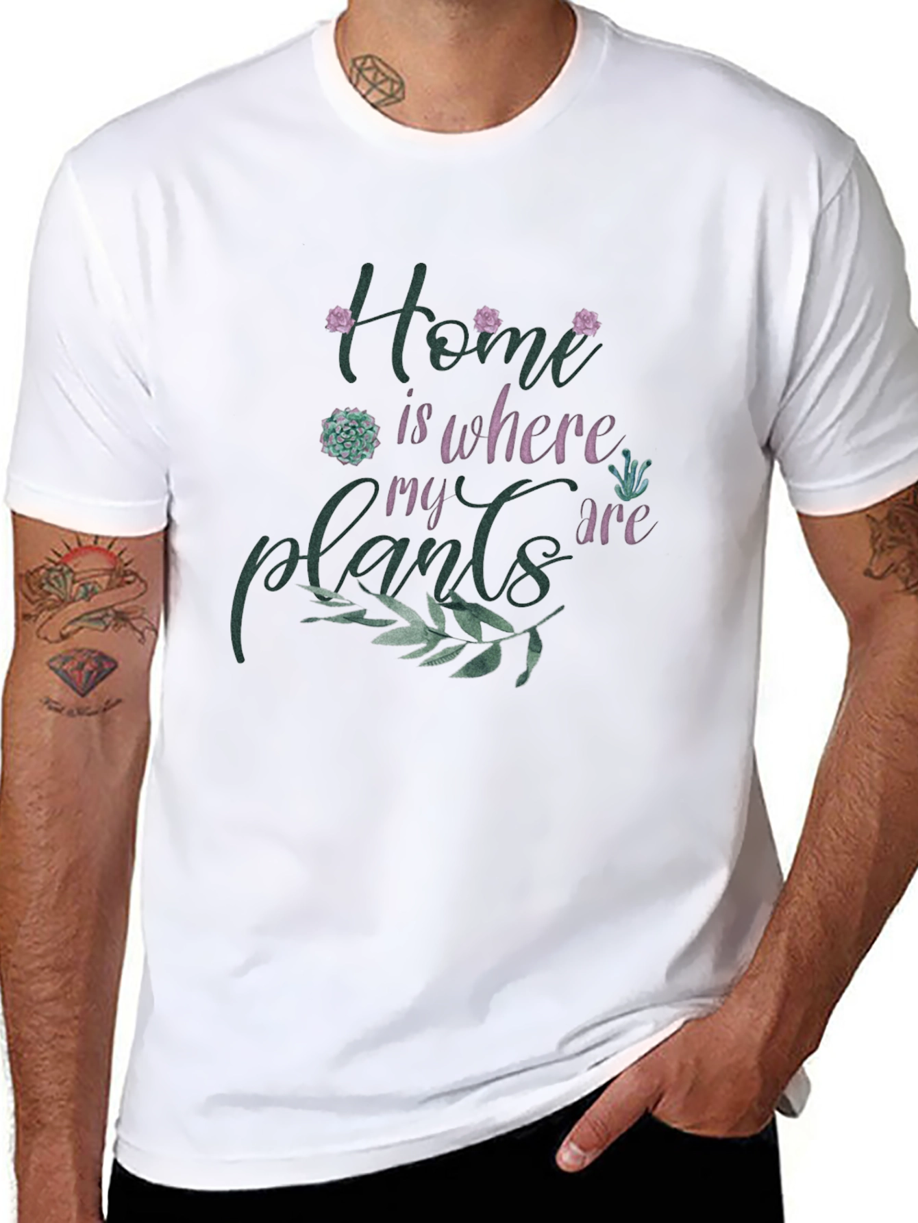 Home is Where My Plants Are Graphic T-Shirt