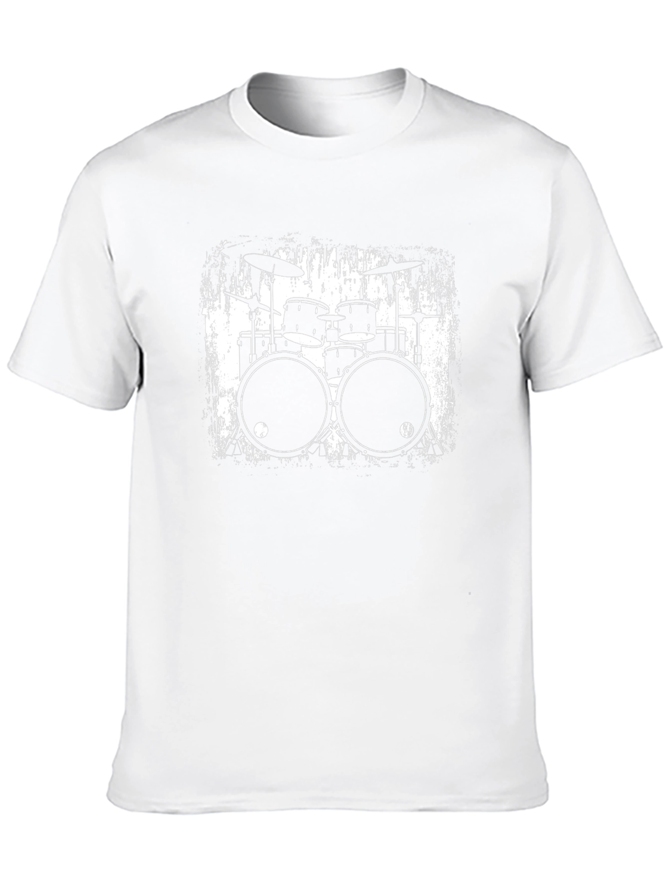 Drum Set Graphic Tee - Black