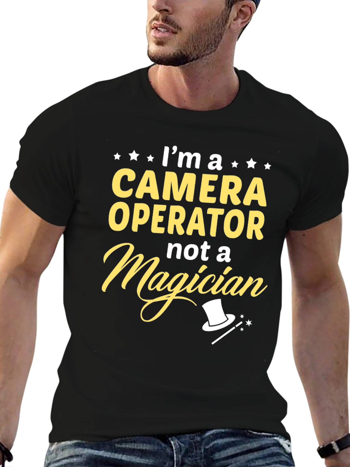 Camera Operator Not a Magician Graphic Tee