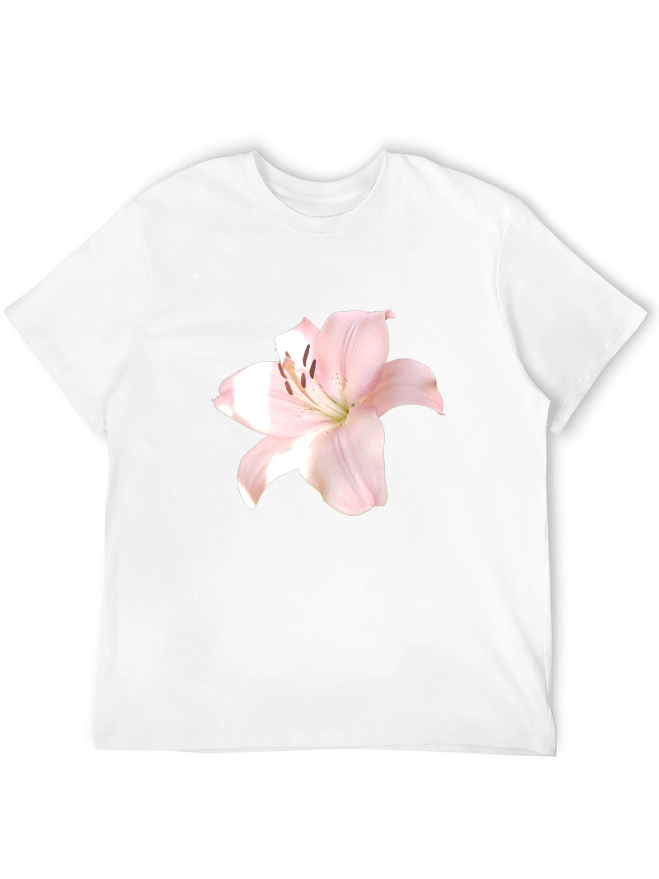 Floral Print T-Shirt - Black Stylish Casual Wear