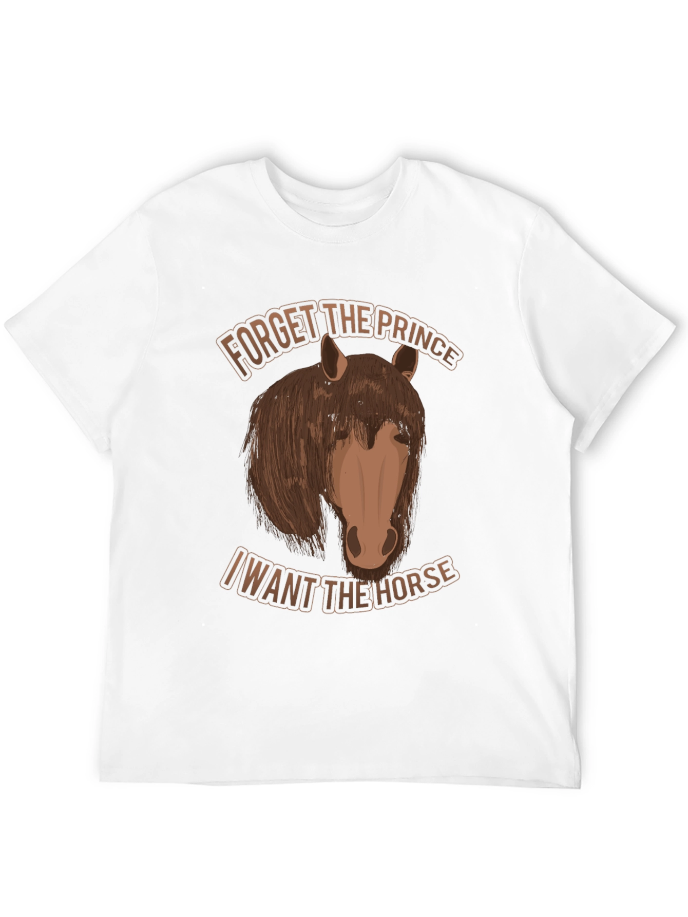 Forget the Prince Horse Graphic T-Shirt