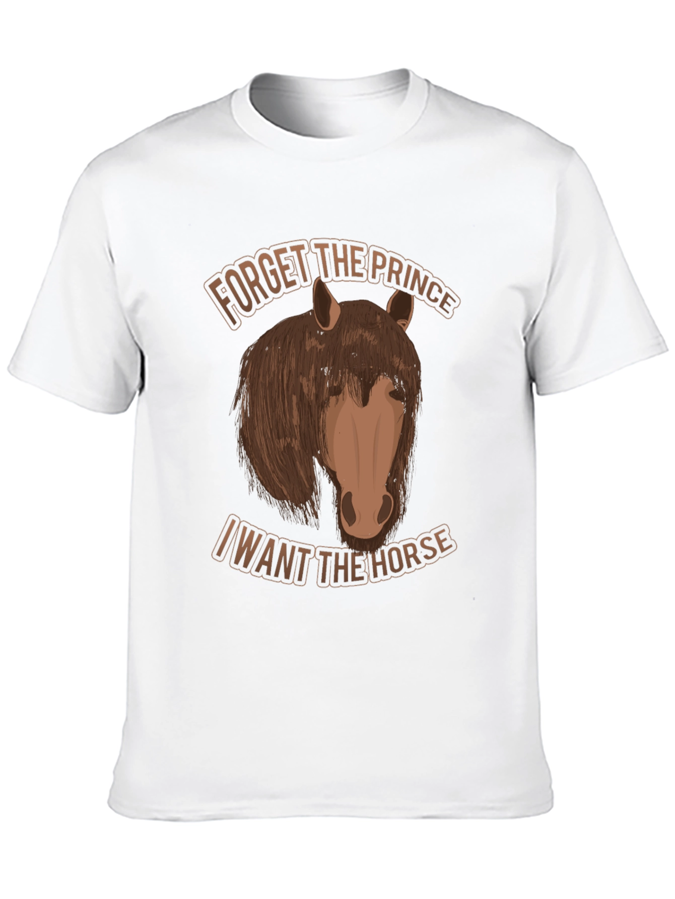 Forget the Prince Horse Graphic T-Shirt