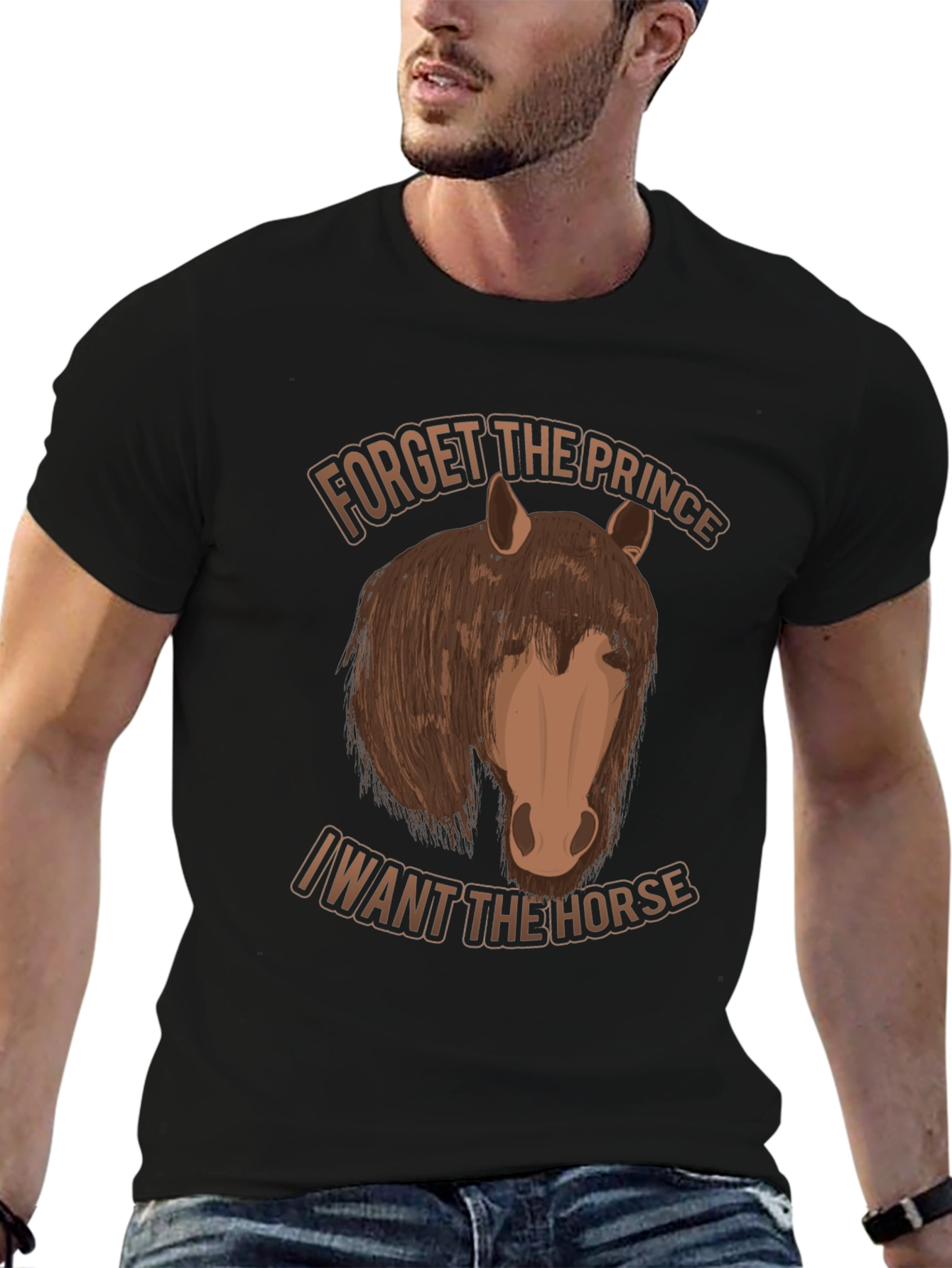Forget the Prince Horse Graphic T-Shirt
