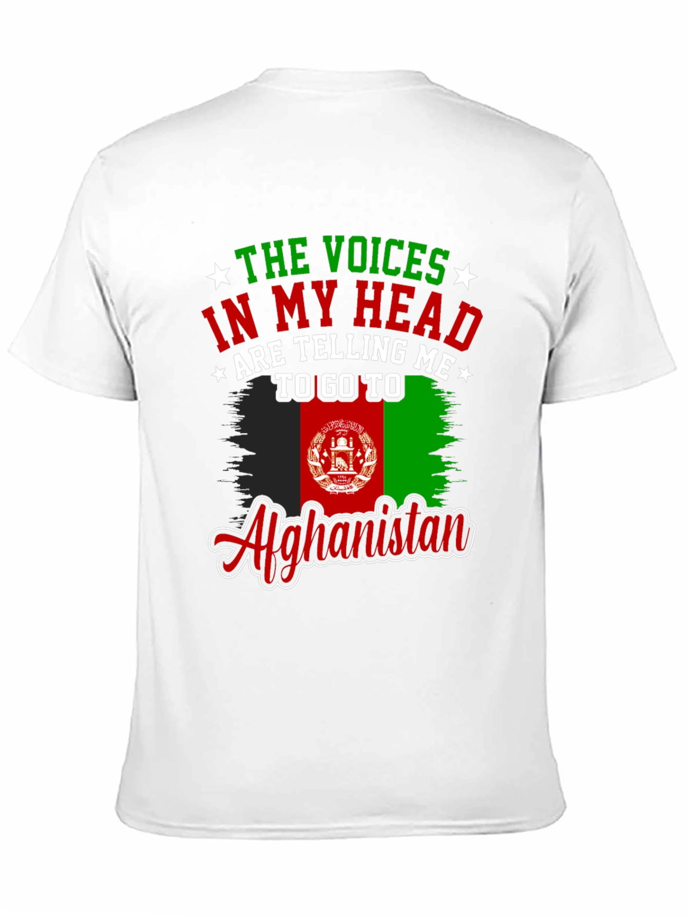 Afghanistan Voices T-Shirt - Funny Travel Tee