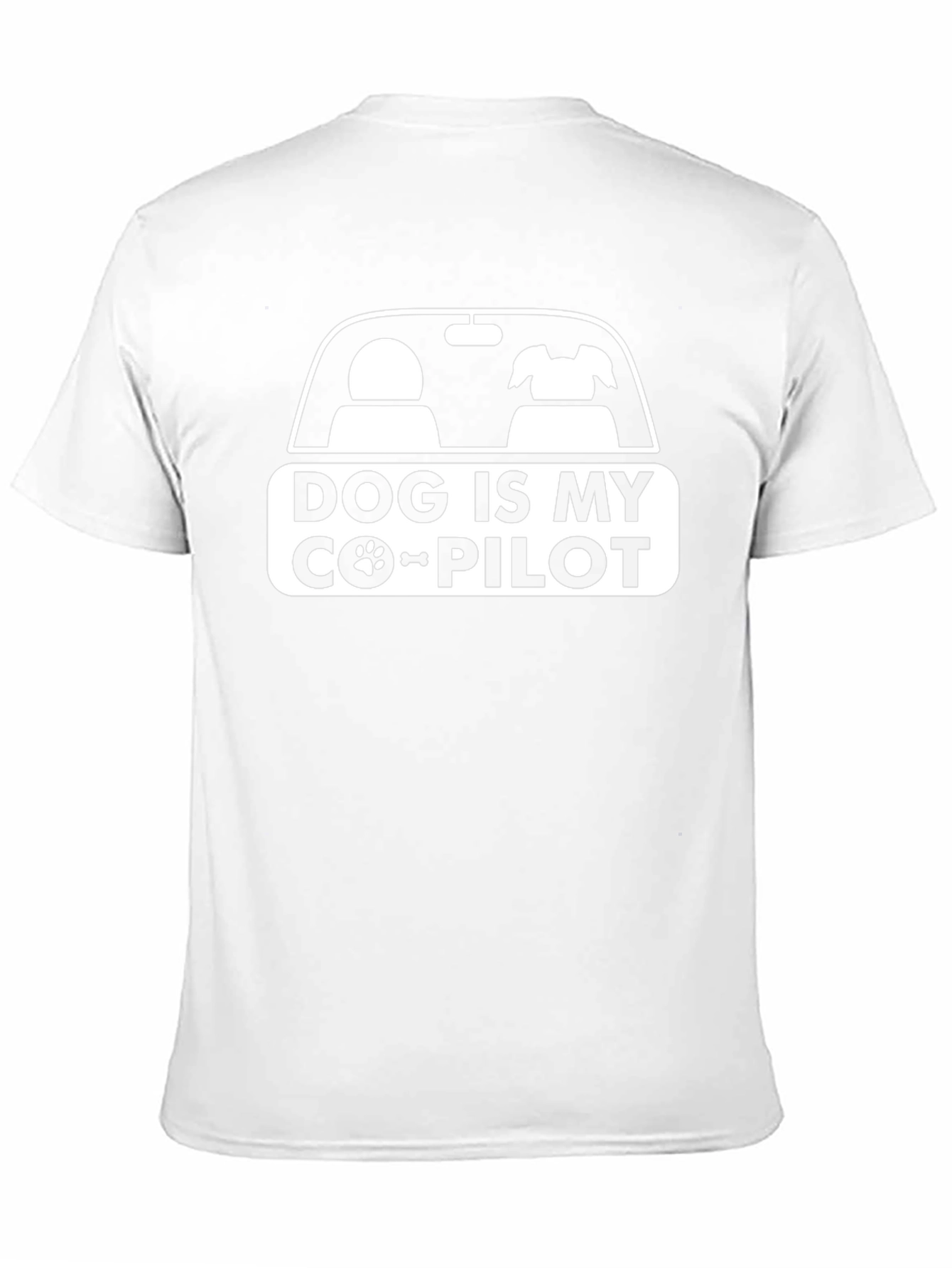 Dog is My Co-Pilot Graphic T-Shirt
