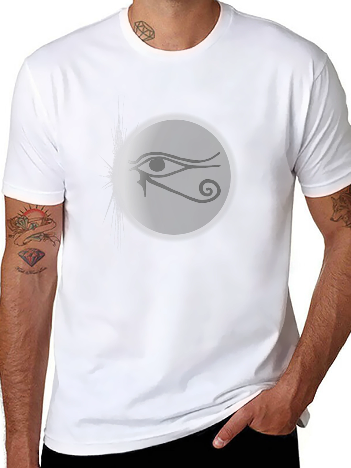 Eye of Ra Graphic T-Shirt - Stylish Egyptian Design