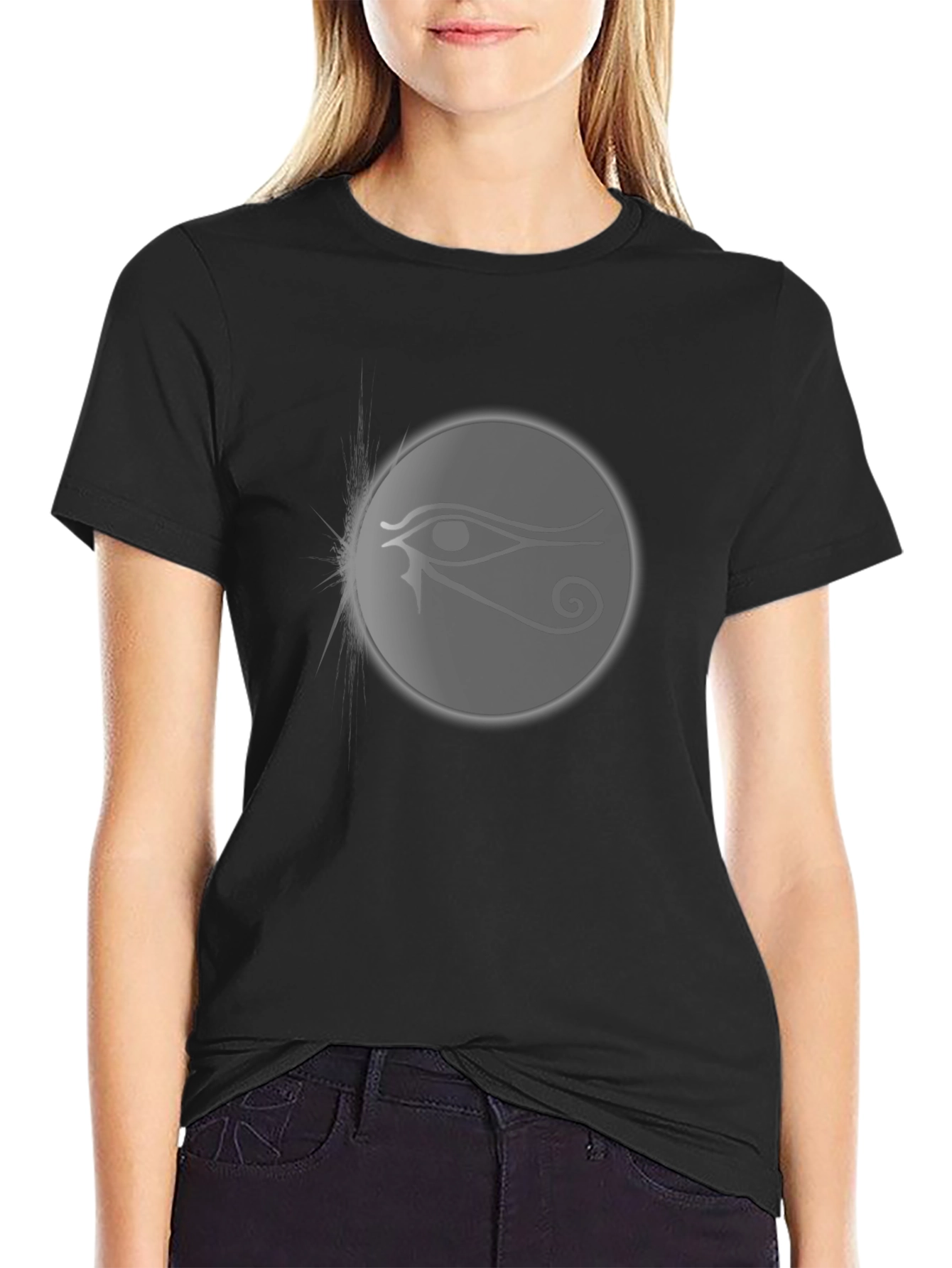 Eye of Ra Graphic T-Shirt - Stylish Egyptian Design