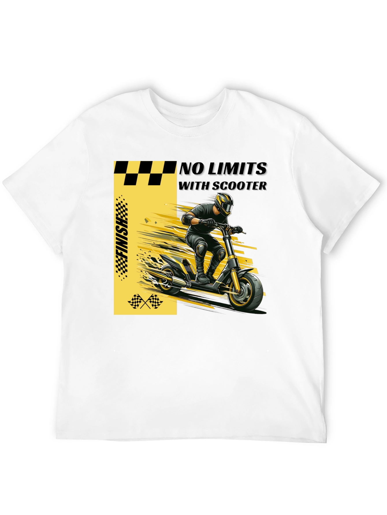 No Limits Scooter Graphic T-Shirt