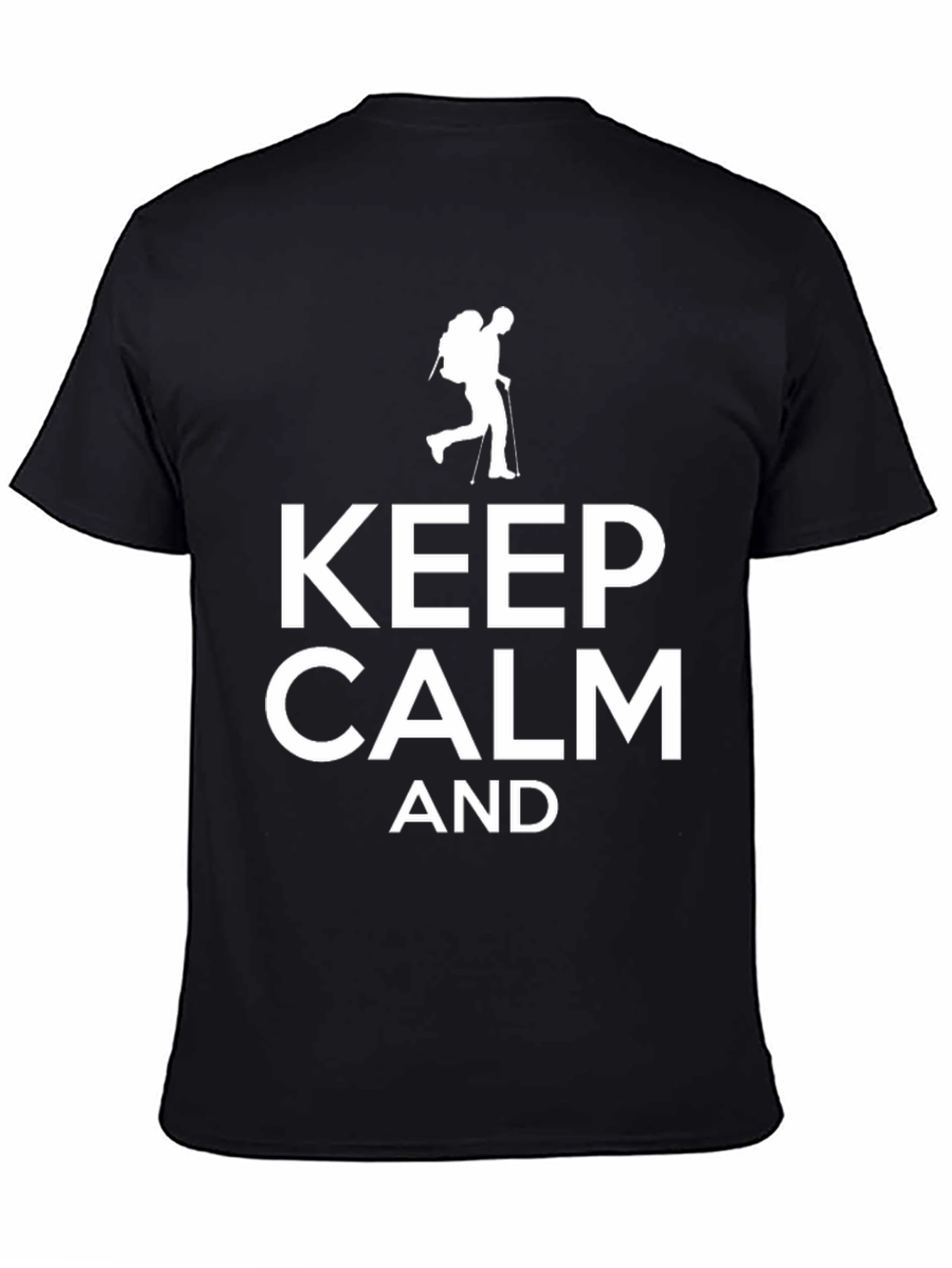 Keep Calm & Hike Black T-Shirt