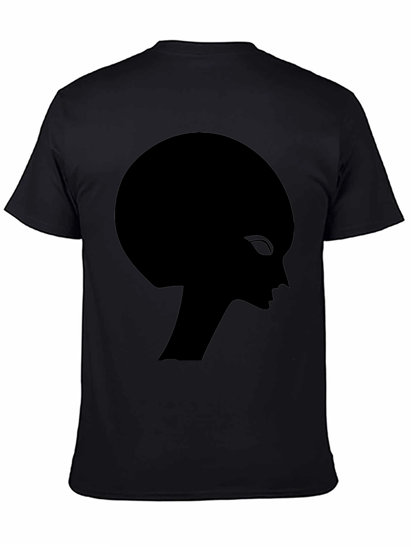 Alien Profile Black T-Shirt