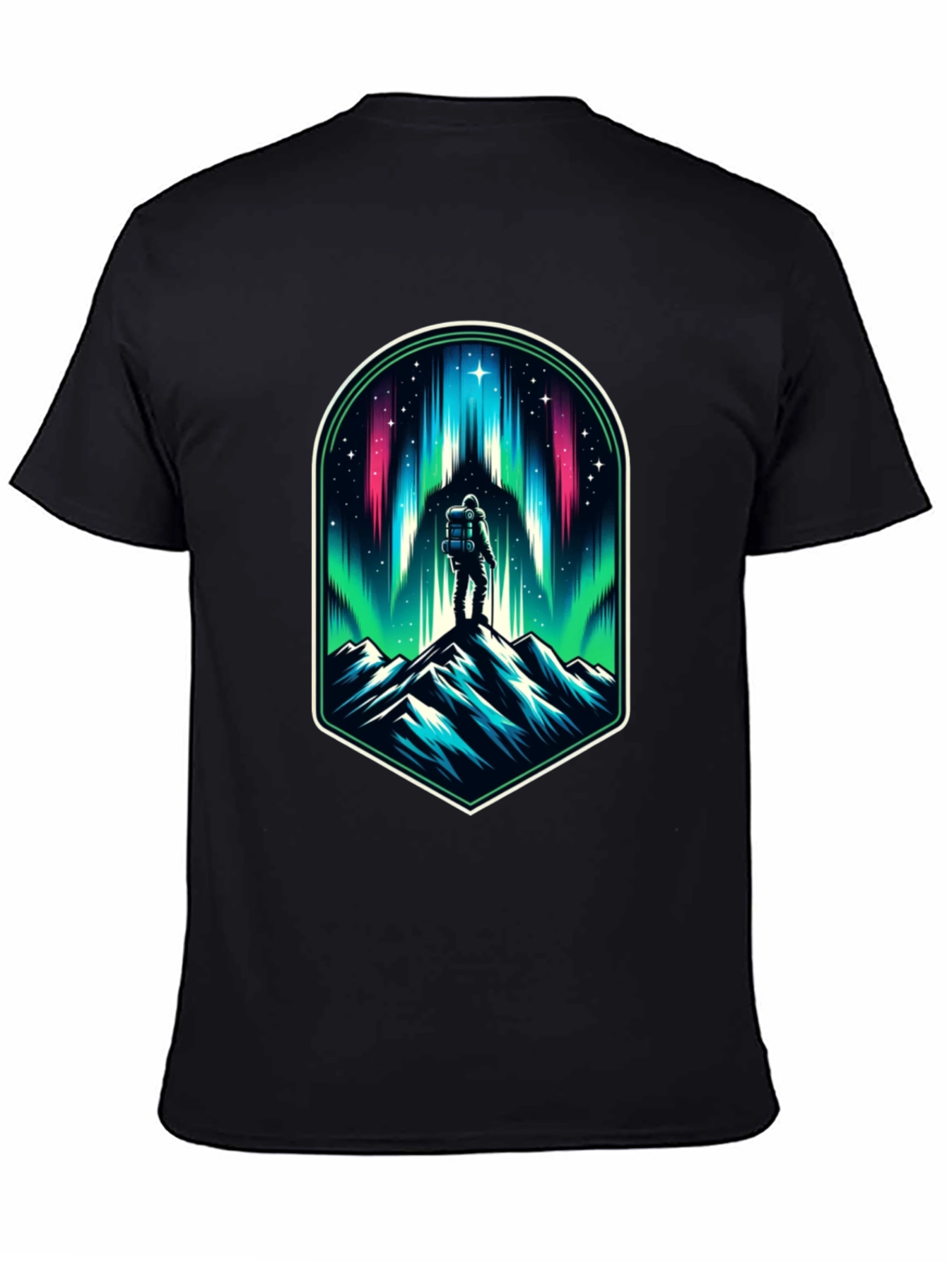 Aurora Climber Graphic Tee - Black