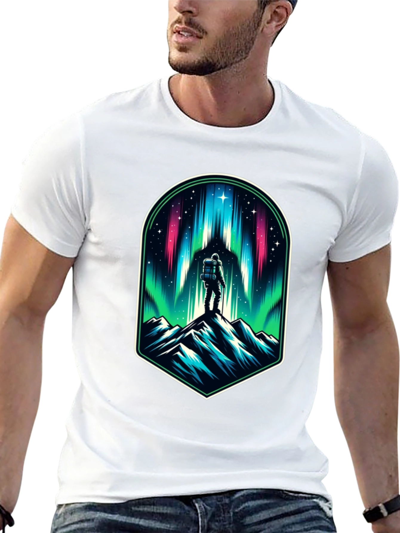 Aurora Climber Graphic Tee - Black