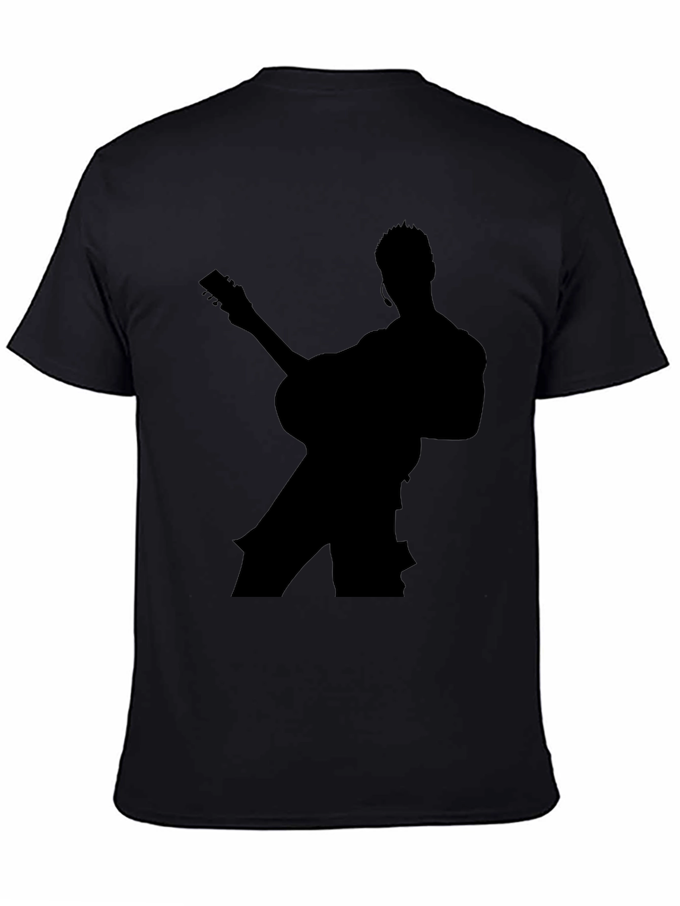 Silhouette Guitarist Graphic T-Shirt