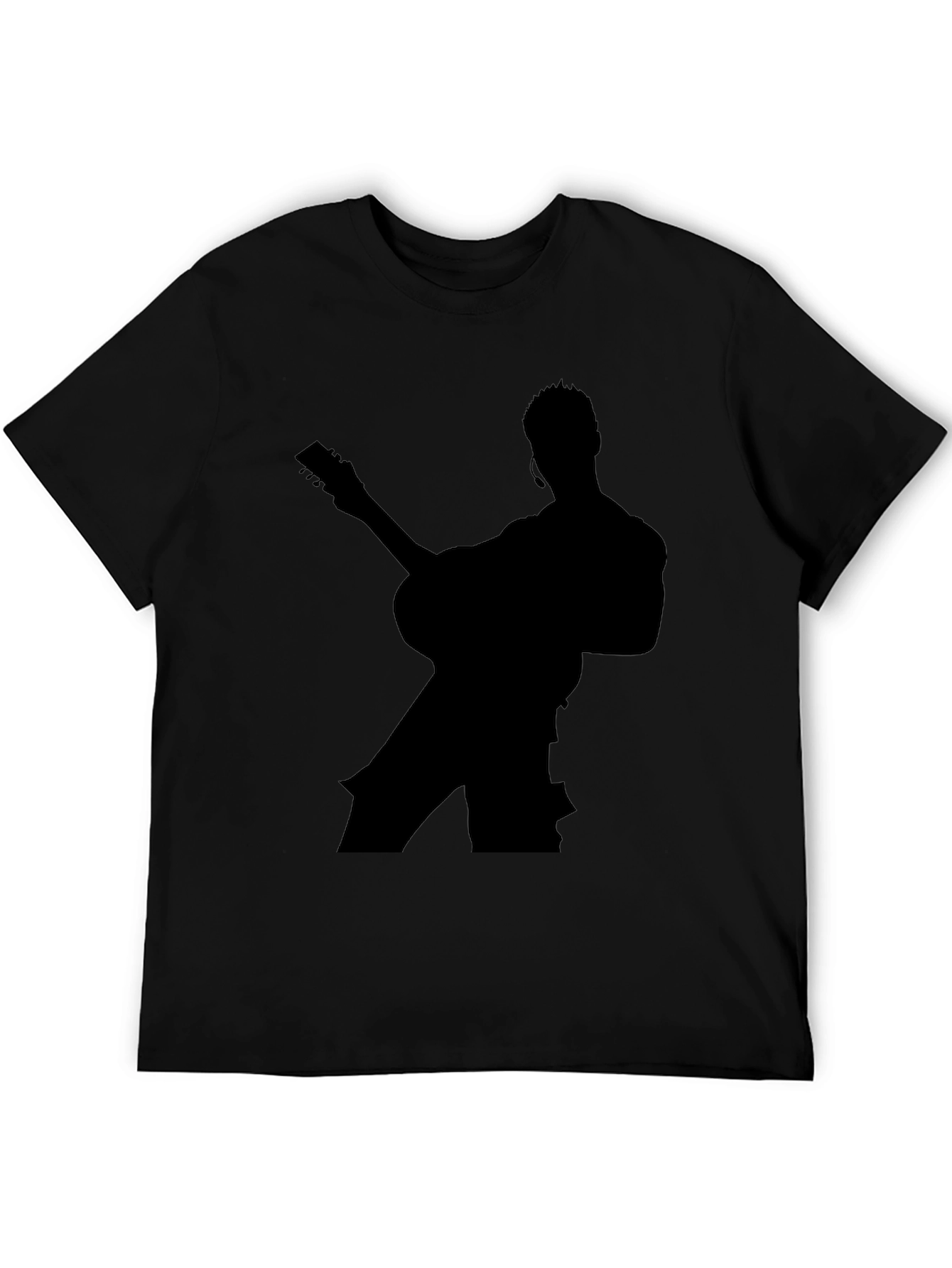 Silhouette Guitarist Graphic T-Shirt