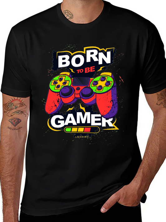 Born to Be Gamer T-Shirt - Cool Graphic Tee