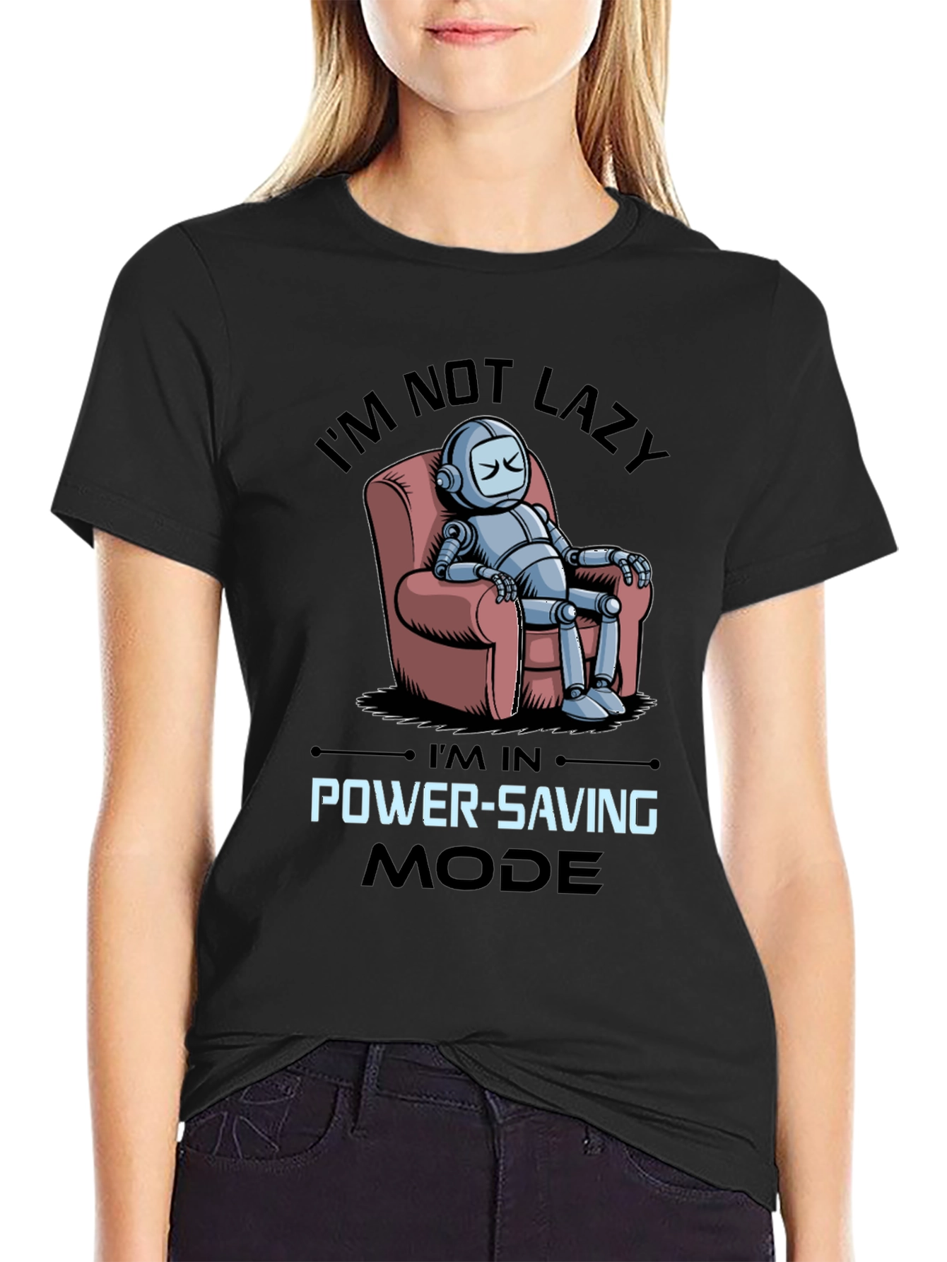 Im Not Lazy Robot T-Shirt