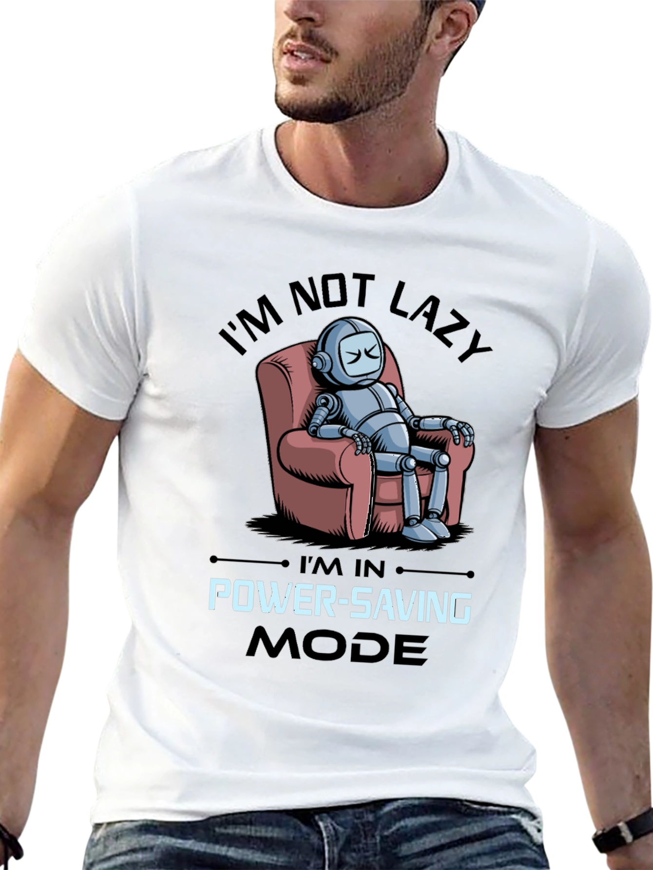 Im Not Lazy Robot T-Shirt
