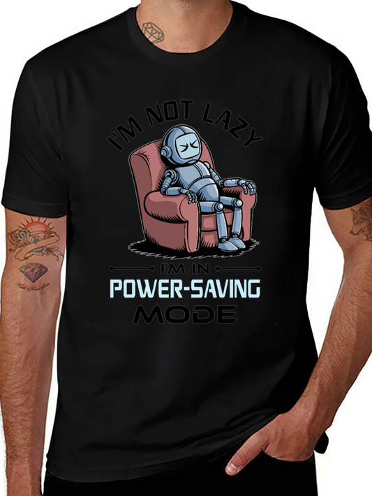 Im Not Lazy Robot T-Shirt