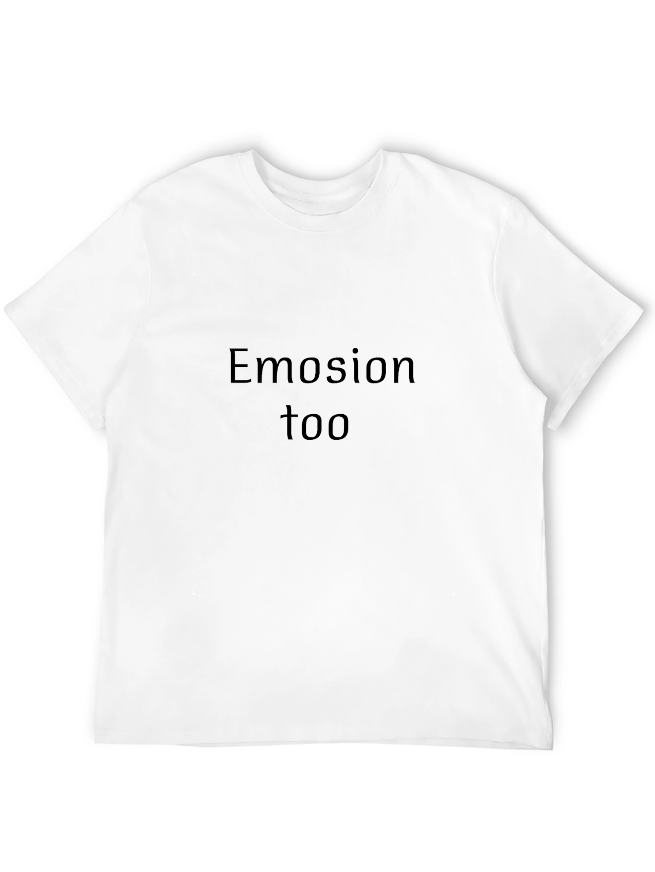 Emosion Too Black Graphic Tee - Modern Comfort