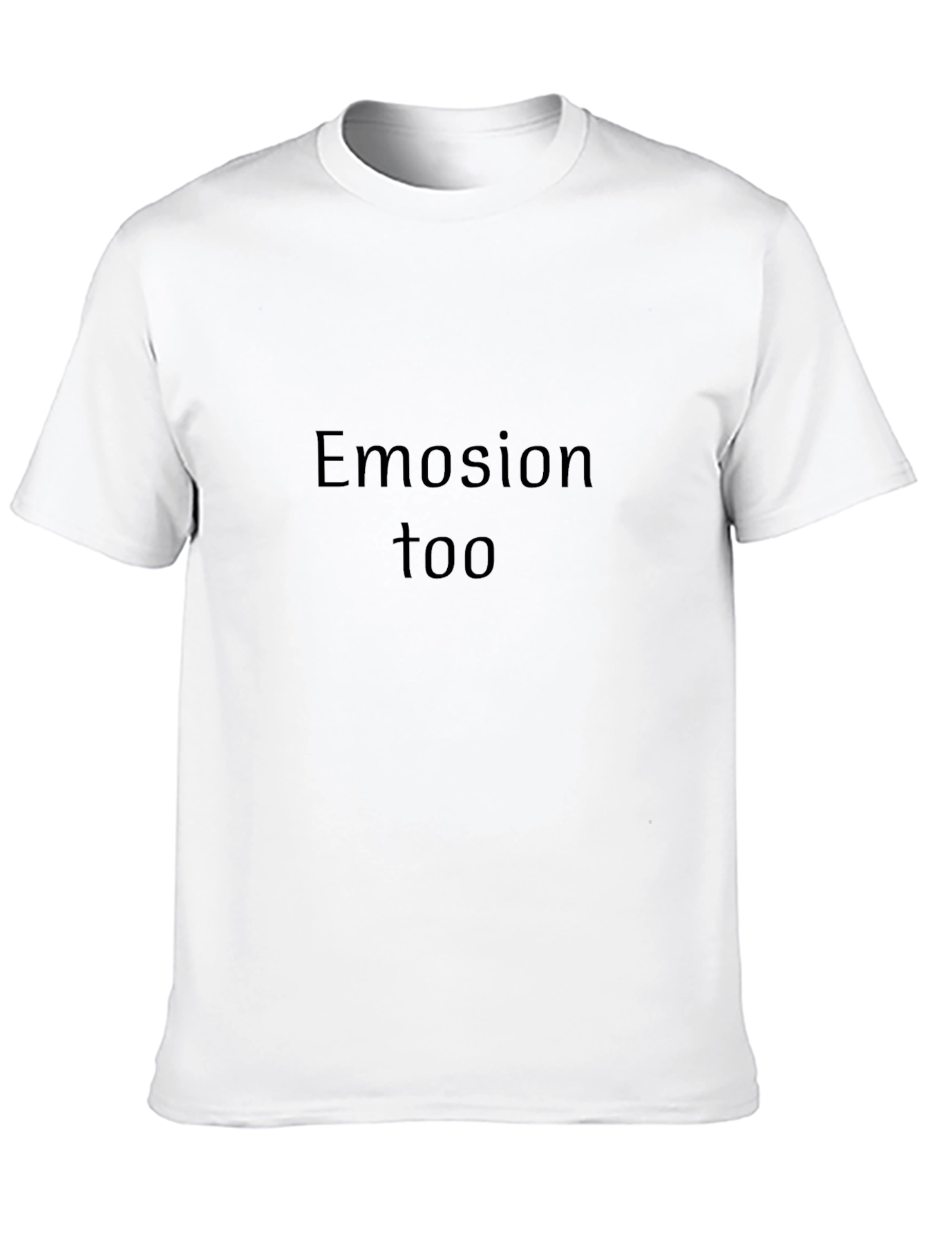 Emosion Too Black Graphic Tee - Modern Comfort