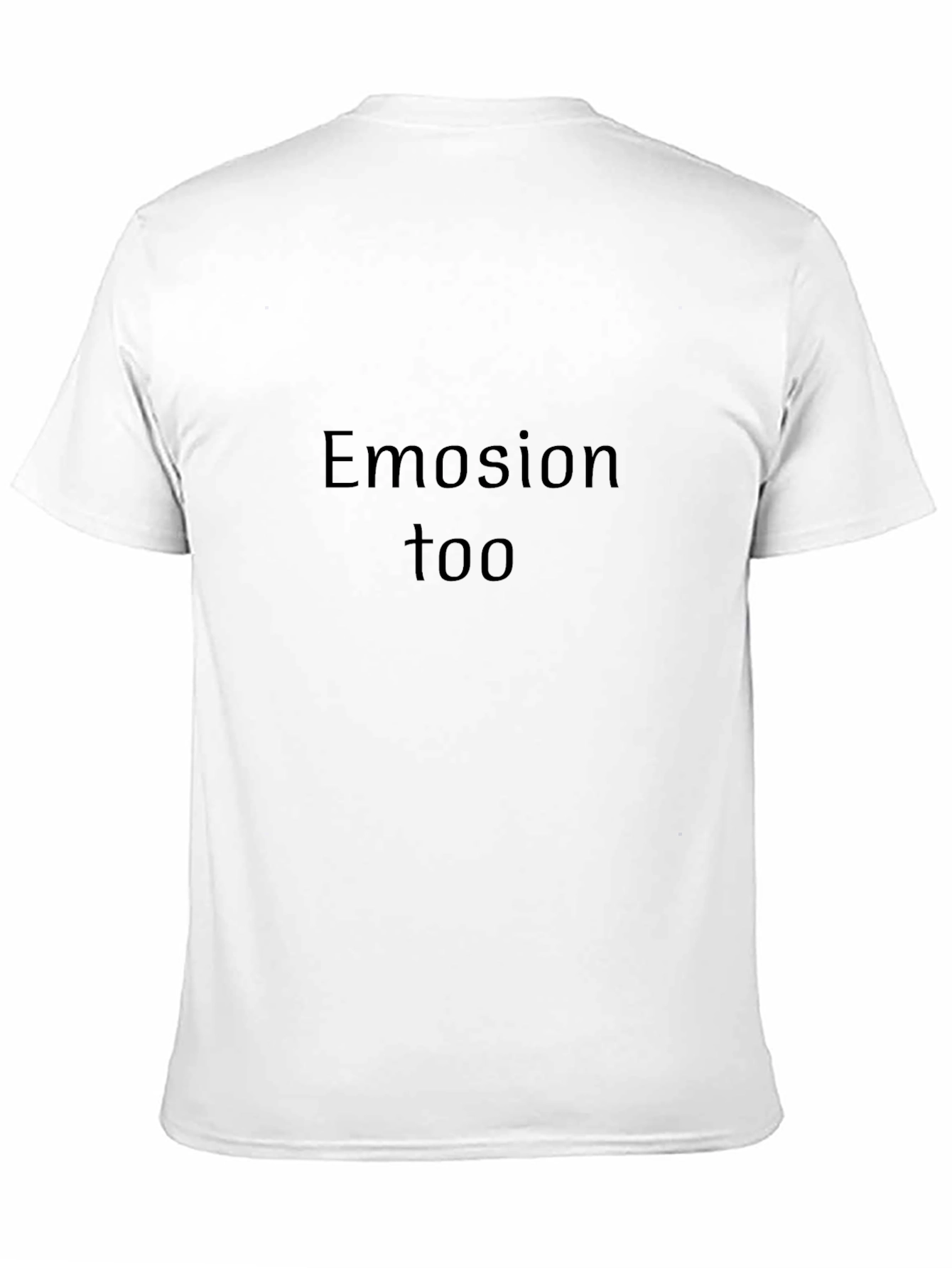 Emosion Too Black Graphic Tee - Modern Comfort