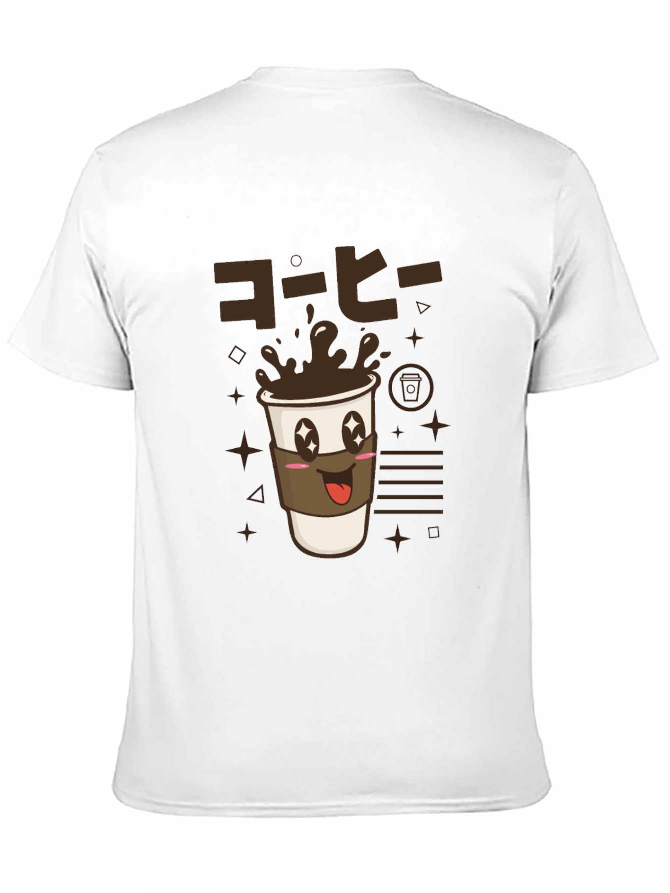 Kawaii Coffee T-Shirt - Unisex Graphic Tee