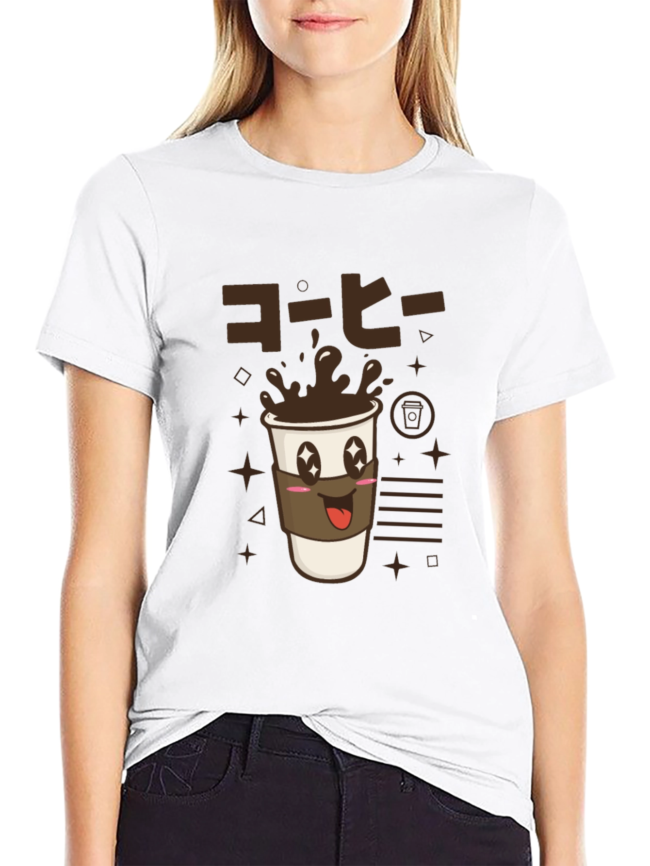 Kawaii Coffee T-Shirt - Unisex Graphic Tee