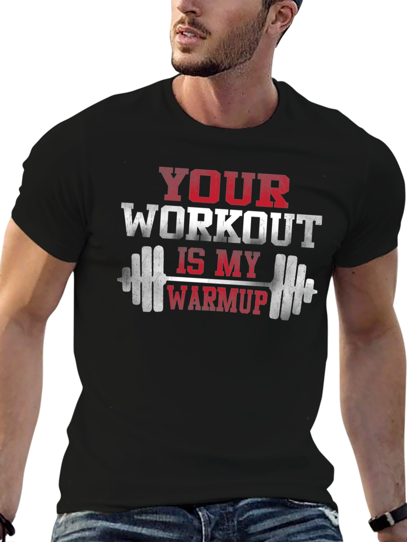 Workout Warmup Graphic Tee