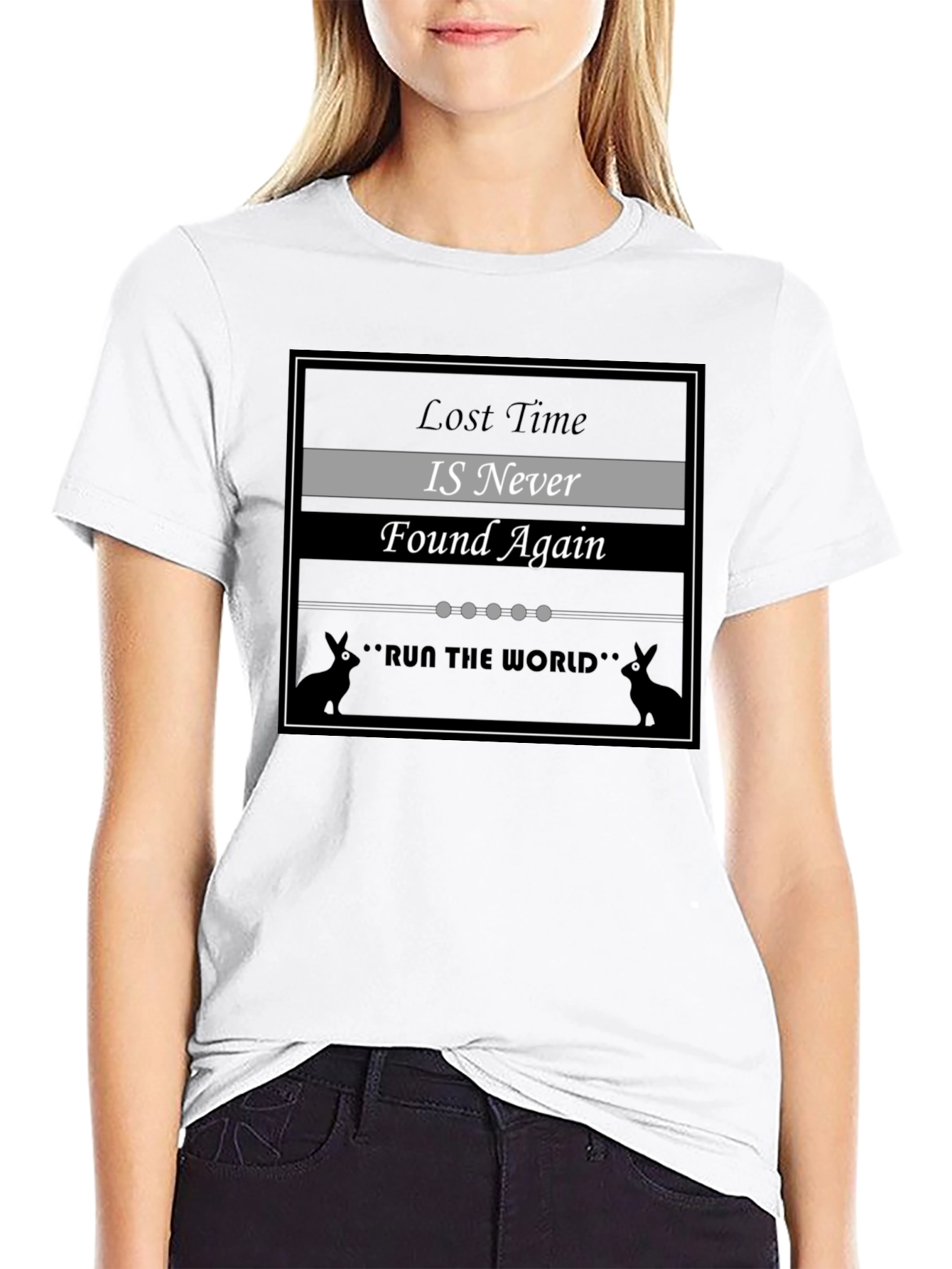 Lost Time Graphic Tee - Soft Cotton Blend