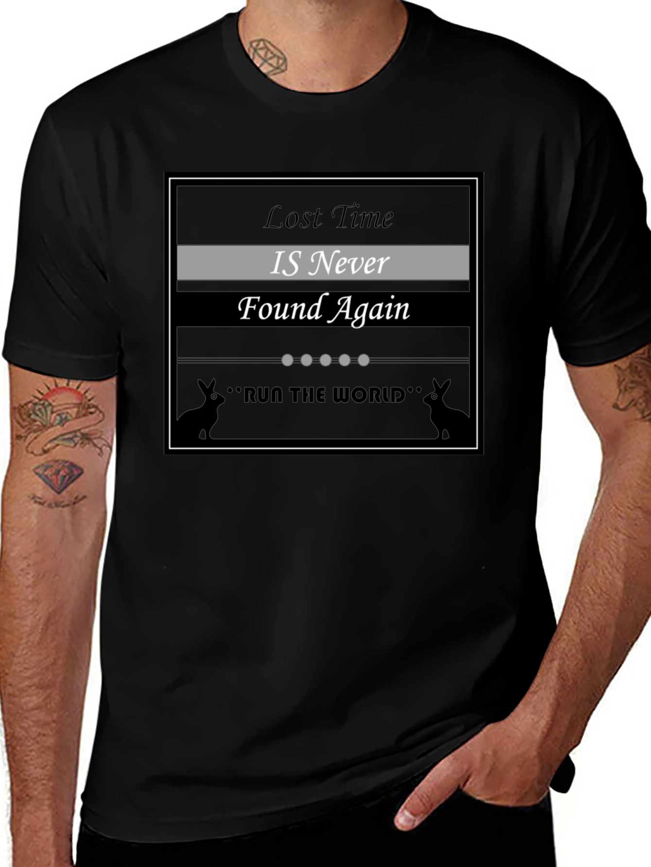 Lost Time Graphic Tee - Soft Cotton Blend
