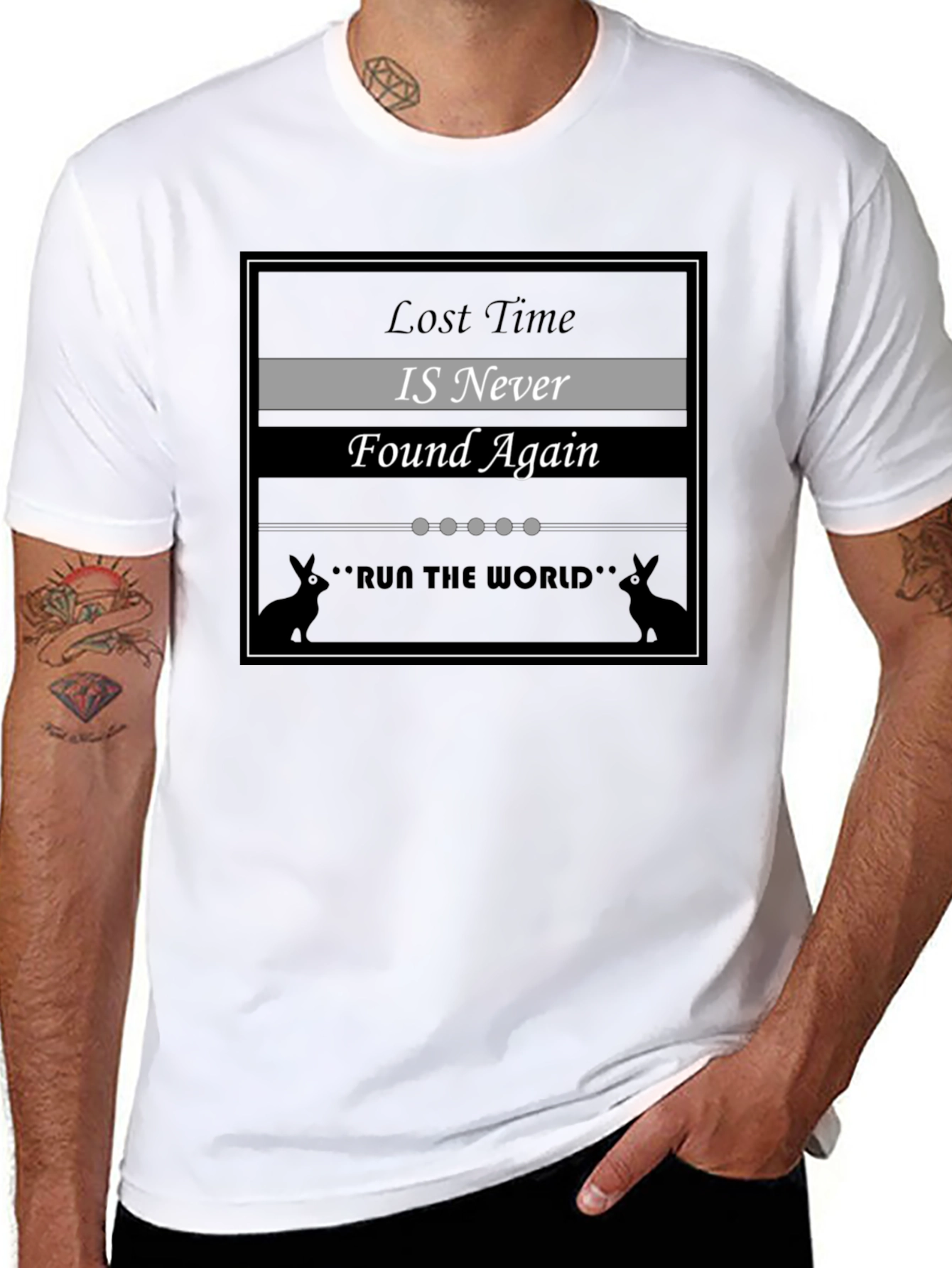 Lost Time Graphic Tee - Soft Cotton Blend