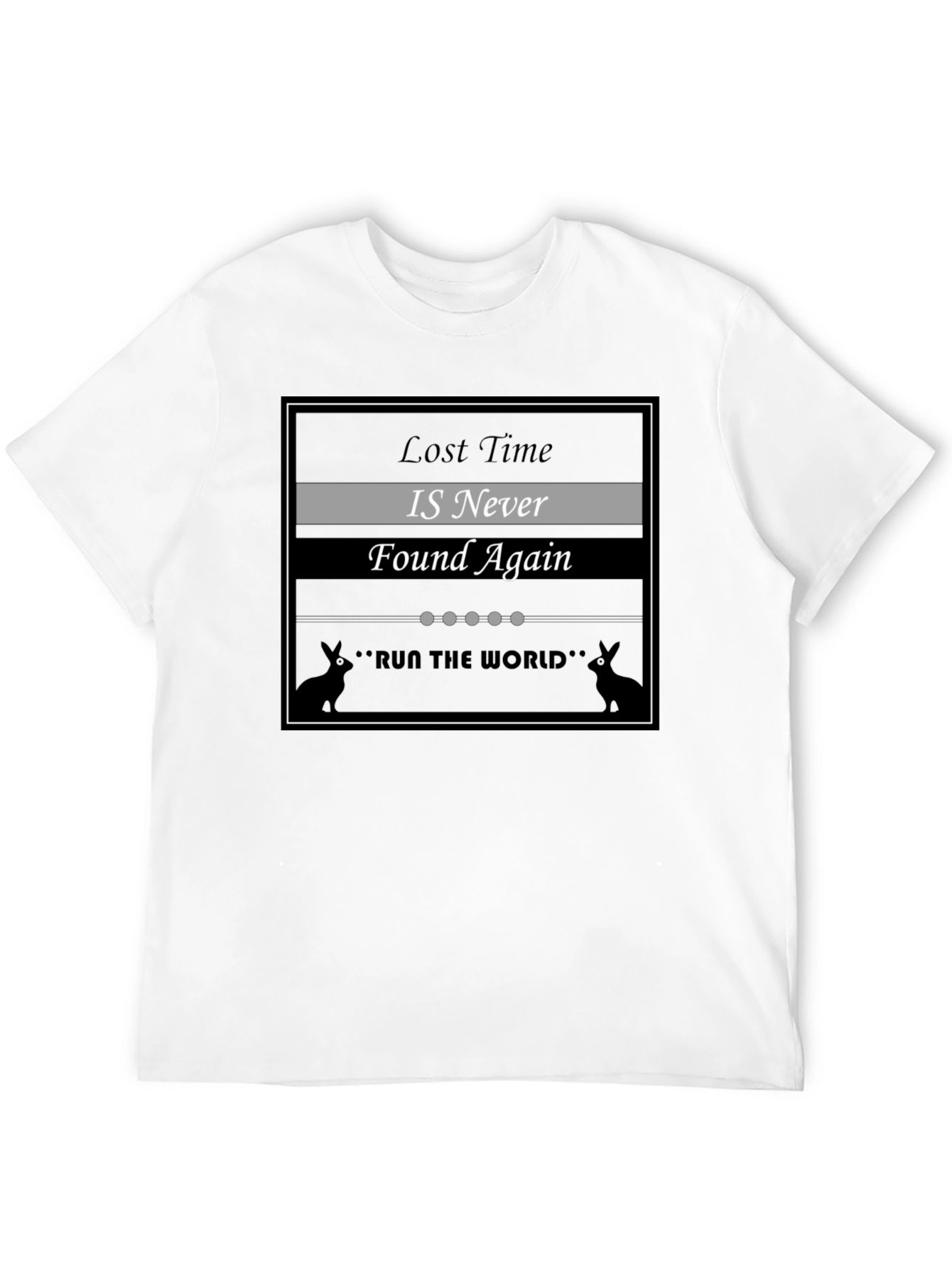 Lost Time Graphic Tee - Soft Cotton Blend