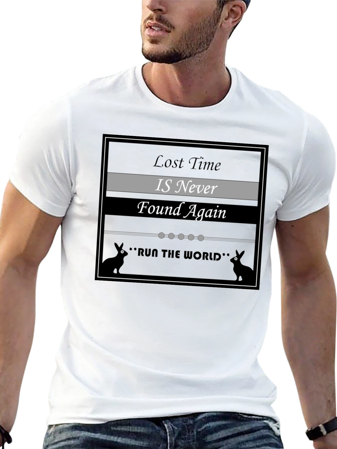 Lost Time Graphic Tee - Soft Cotton Blend