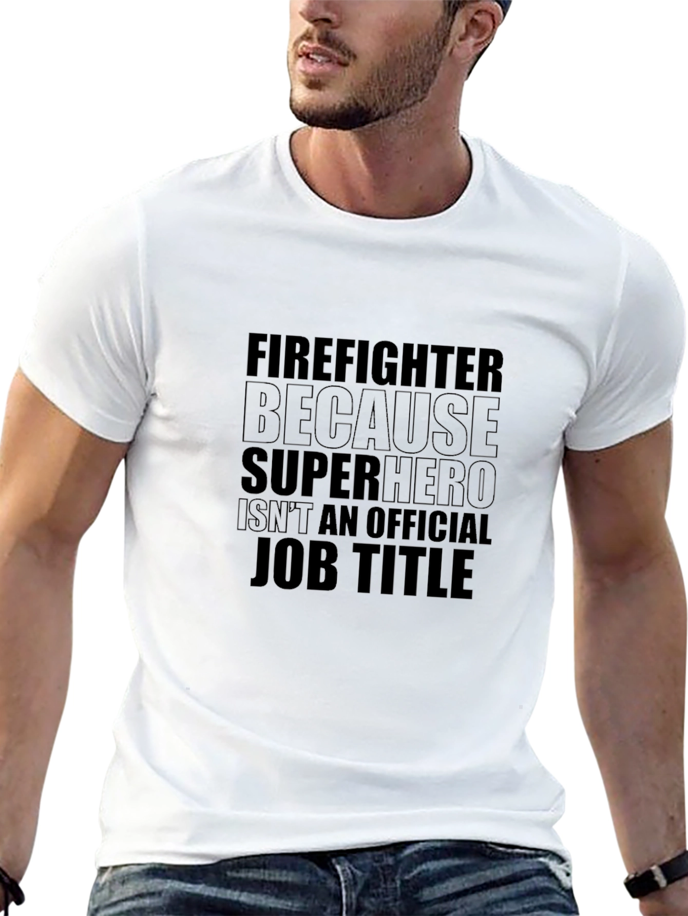Firefighter Superhero T-Shirt