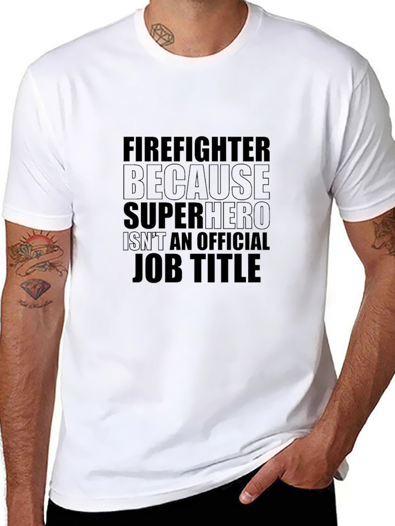 Firefighter Superhero T-Shirt