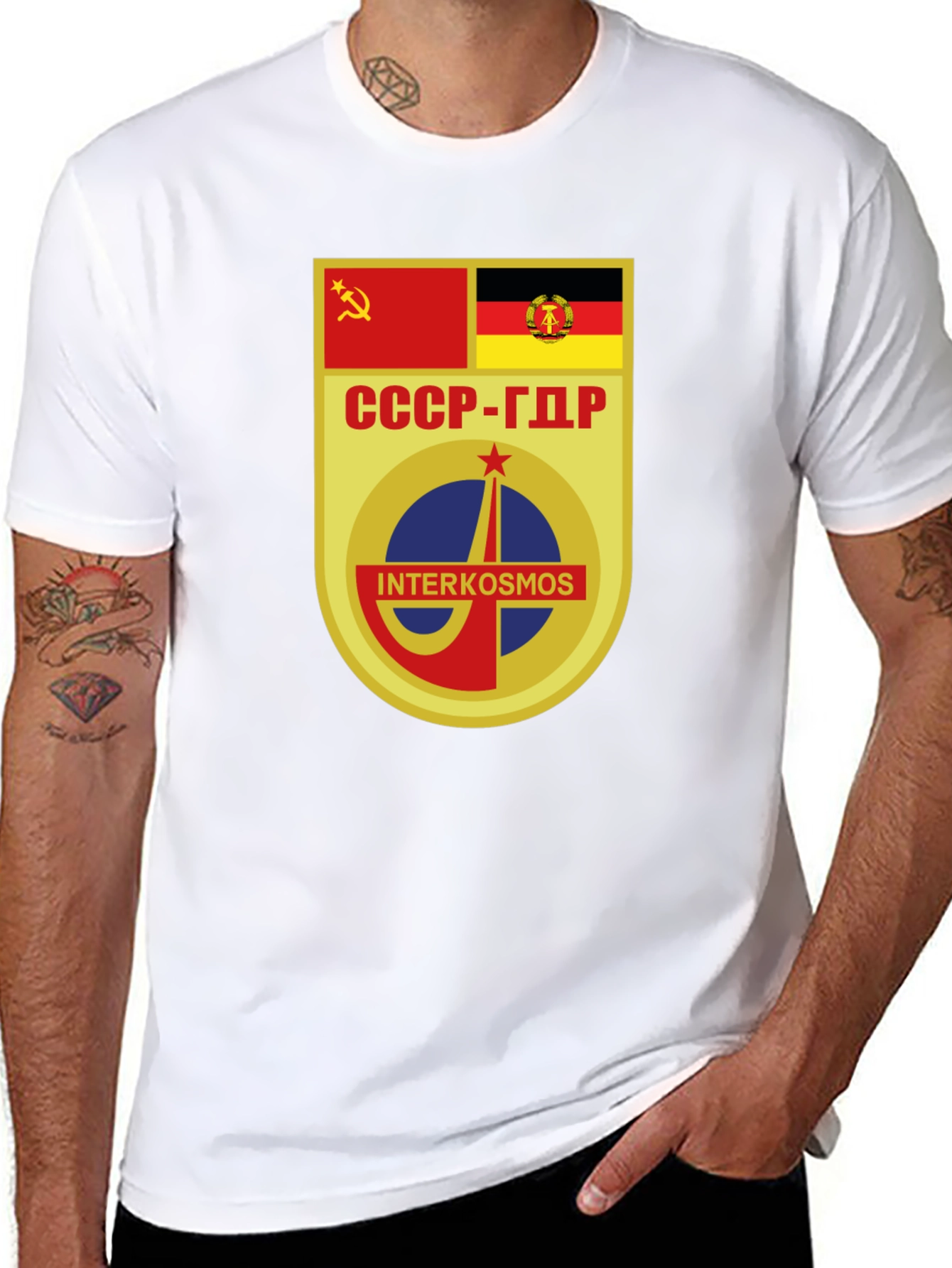 Interkosmos Soviet Union Space Program T-Shirt