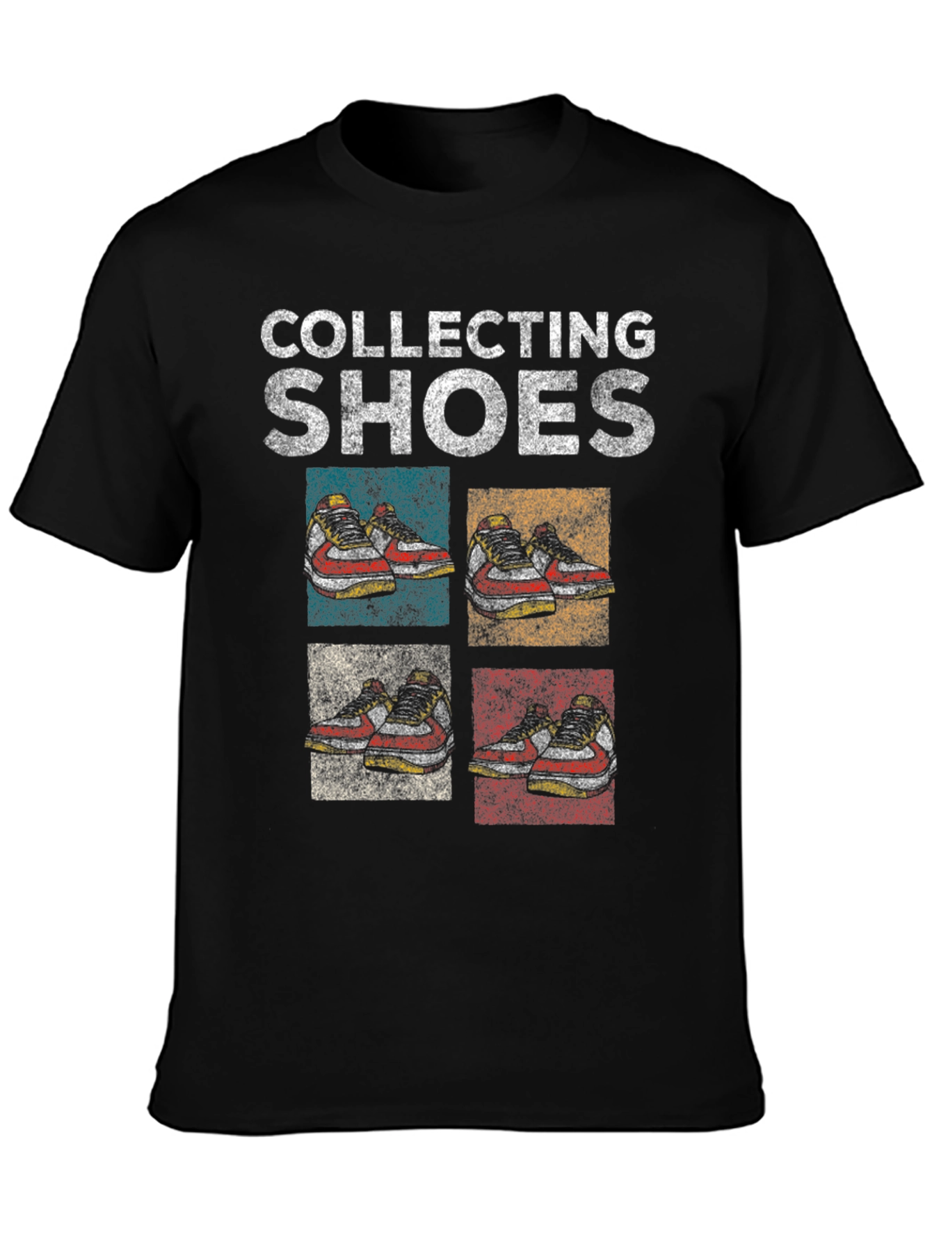 Collecting Shoes Graphic Tee - Mens Black T-Shirt