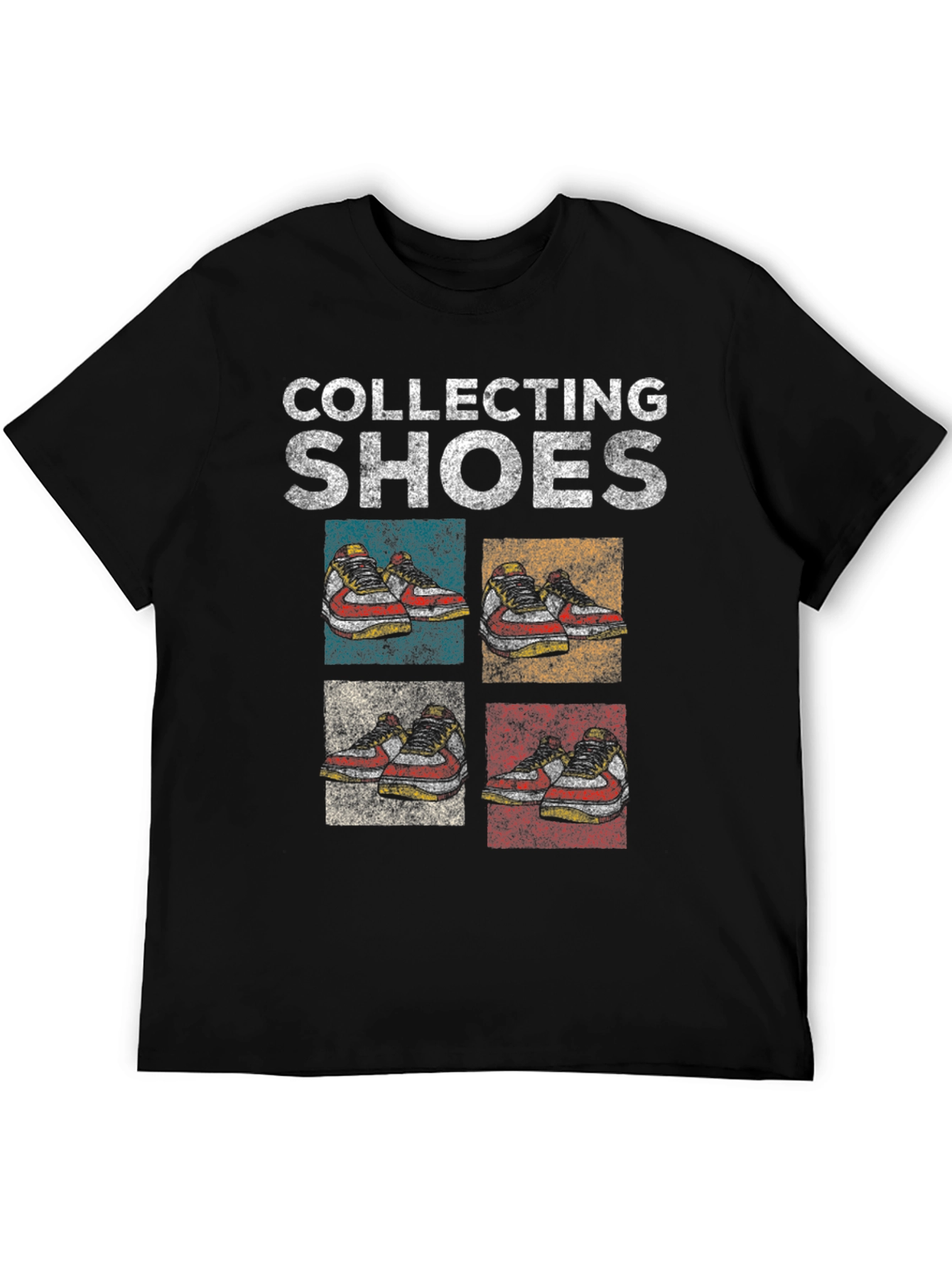 Collecting Shoes Graphic Tee - Mens Black T-Shirt