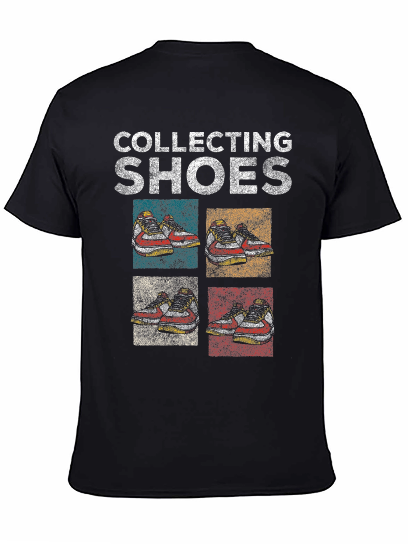 Collecting Shoes Graphic Tee - Mens Black T-Shirt