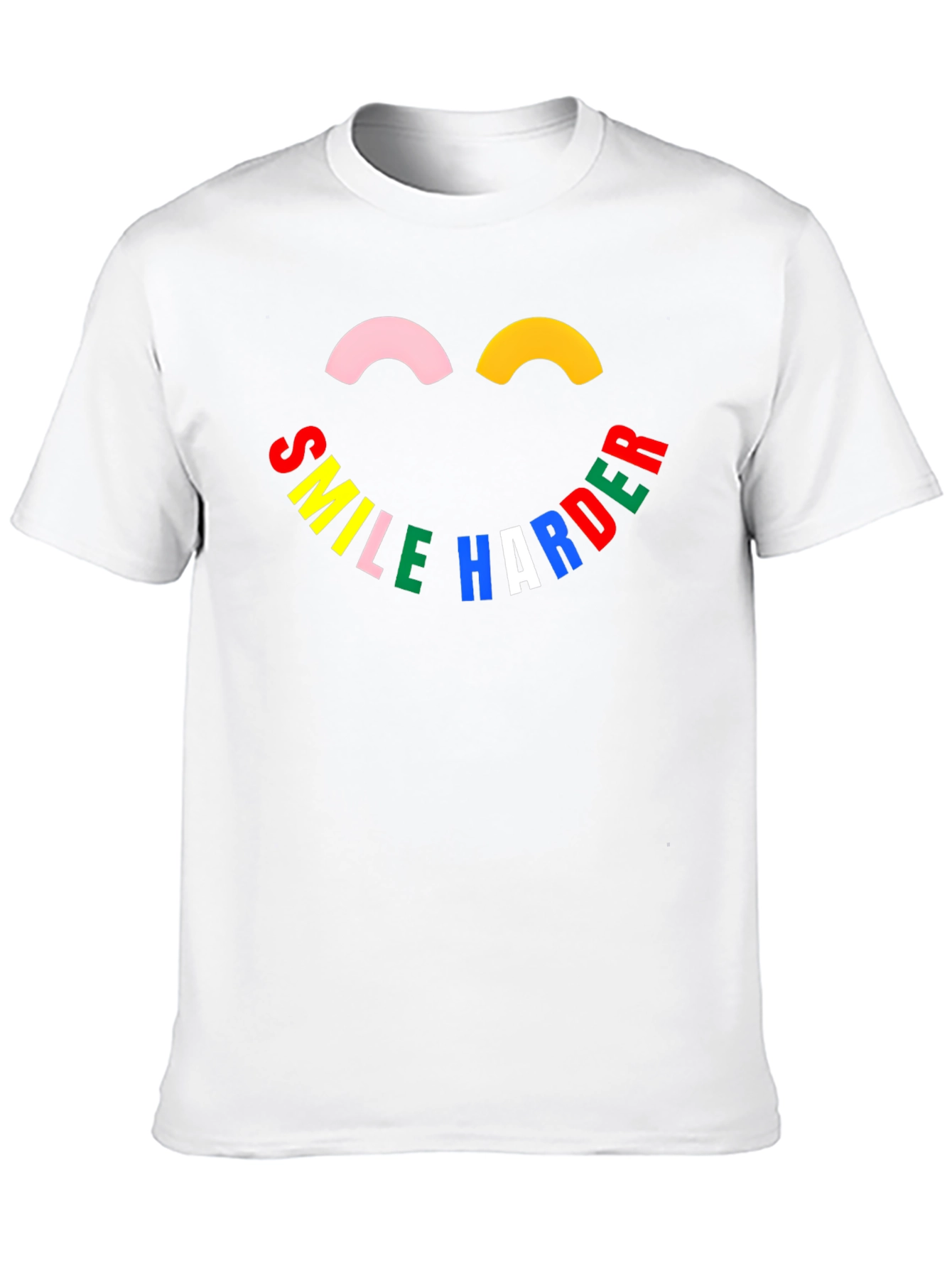 Smile Harder Graphic Tee - Black T-Shirt