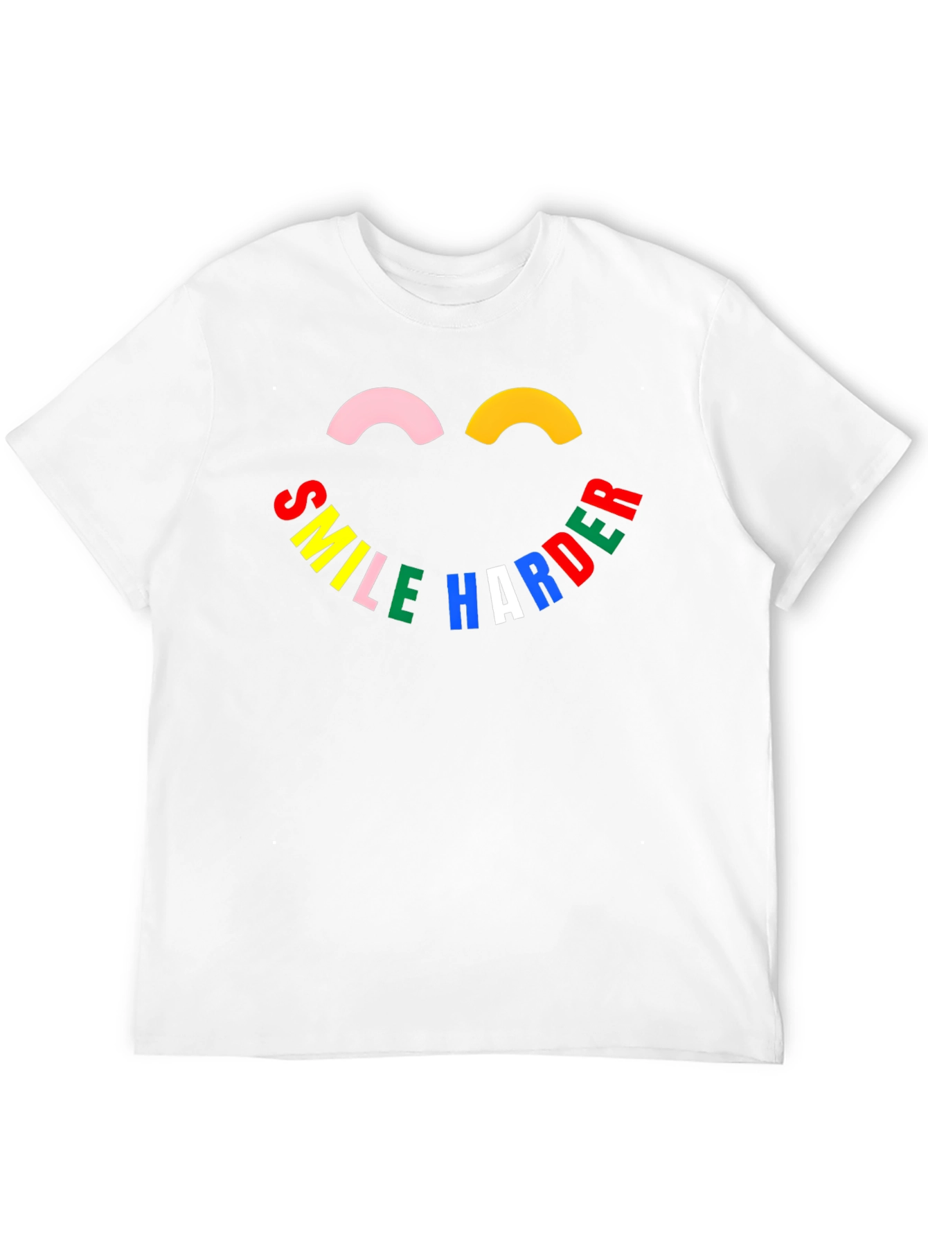 Smile Harder Graphic Tee - Black T-Shirt